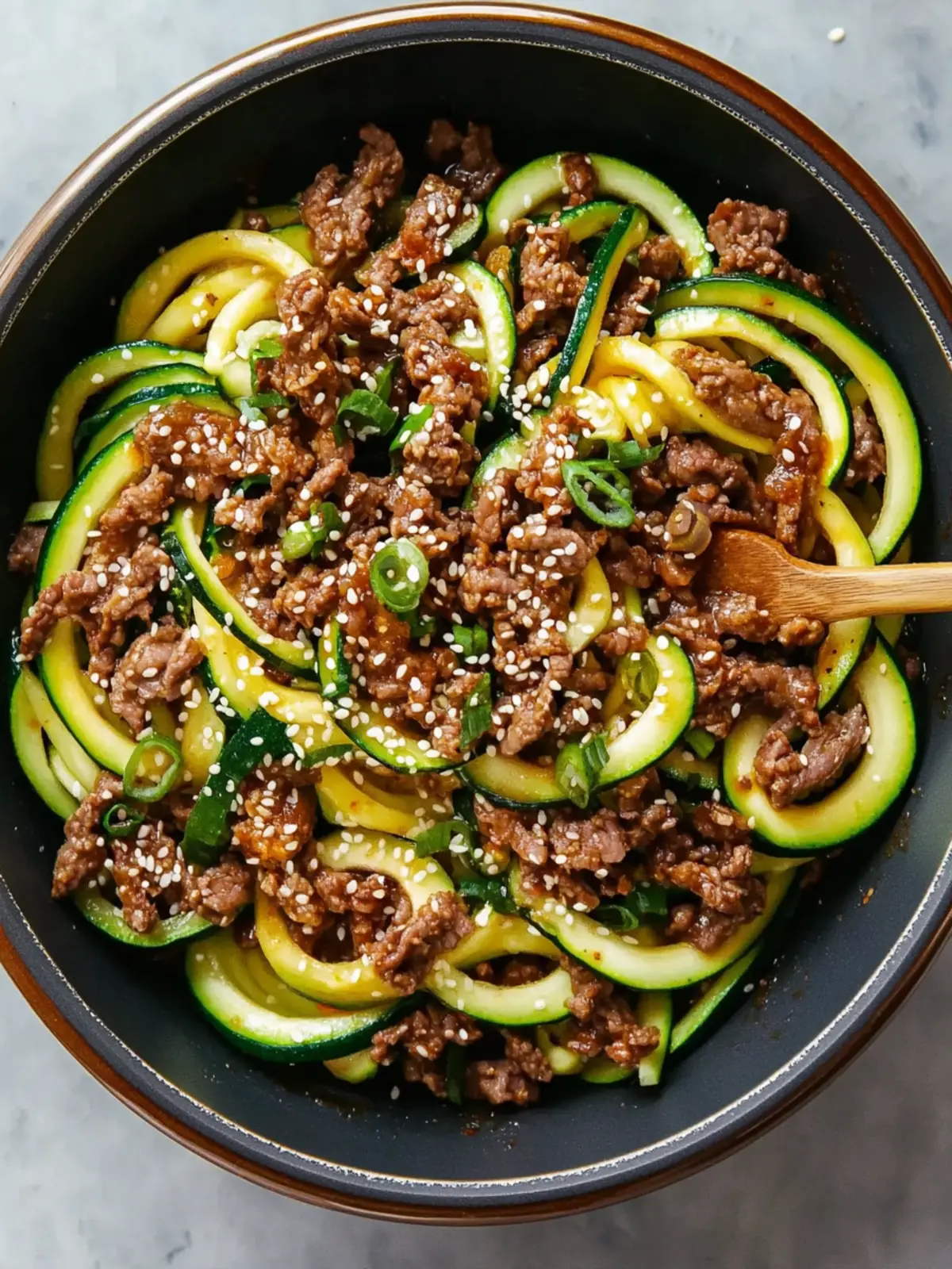 Flavorful Korean Beef Zucchini Noodles for a Quick Dinner 4 Flavorful Korean Beef Zucchini Noodles