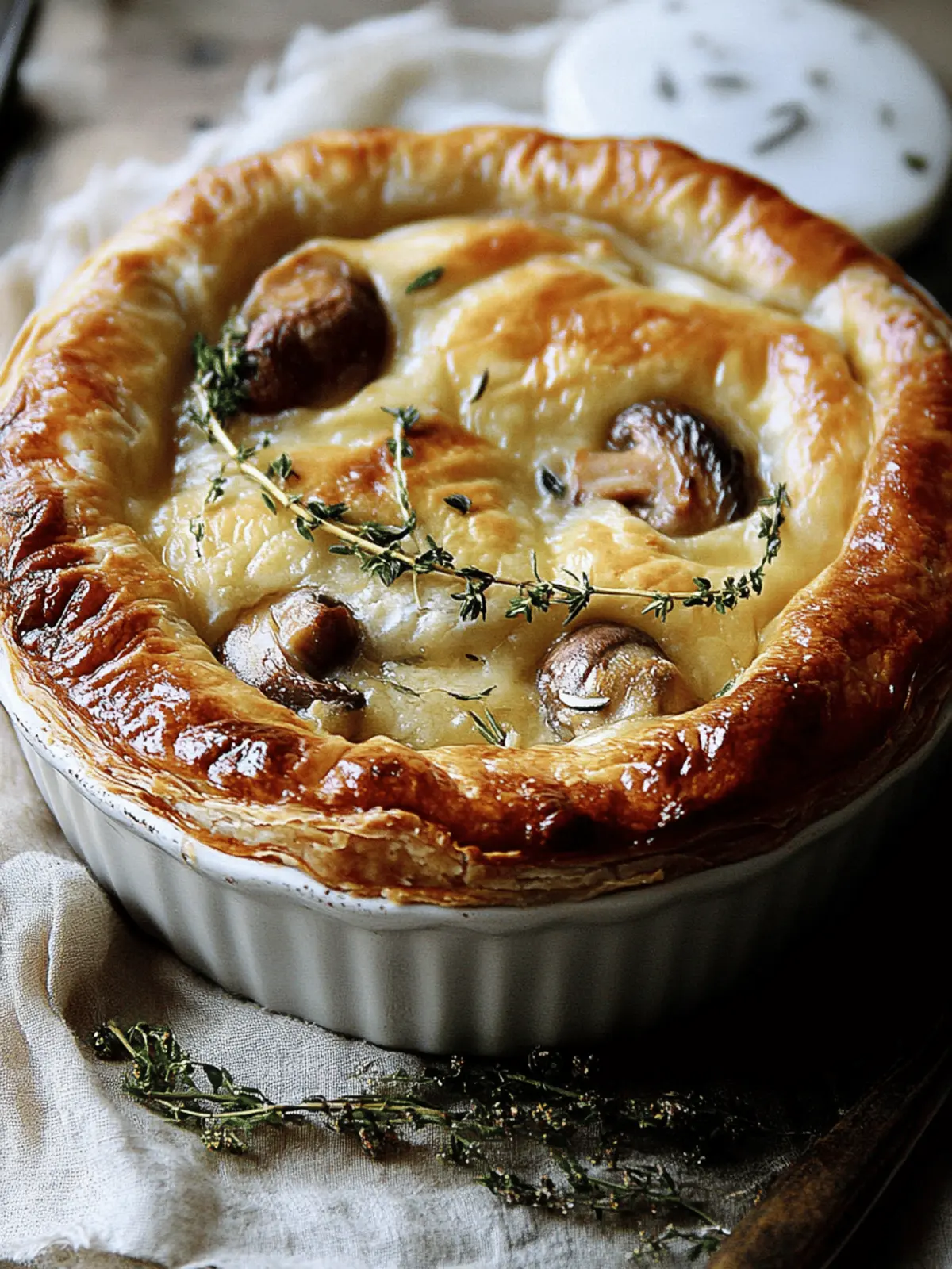 Discover the Comfort of Tourtes Poulet et Champignons Pie 4 Tourtes Poulet et Champignons