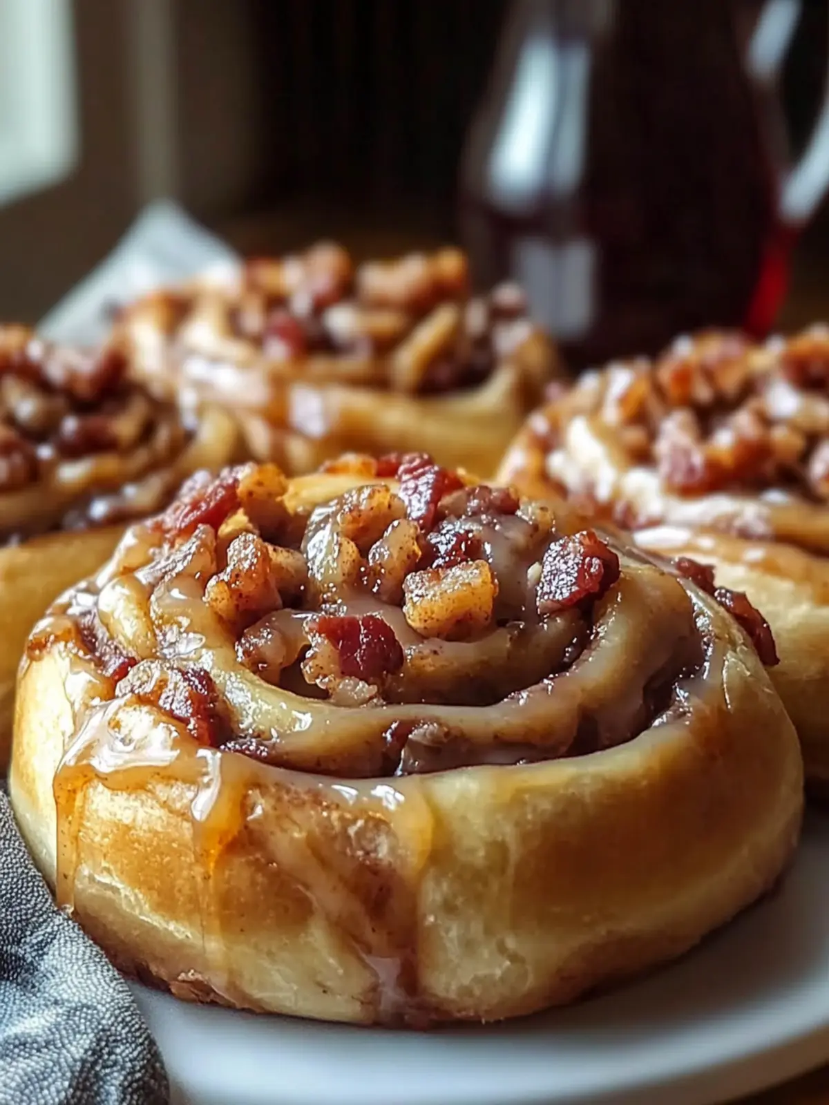 Bourbon Maple Bacon Cinnamon Rolls That Will Wow Your Brunch 3 Bourbon Maple Bacon Cinnamon Rolls