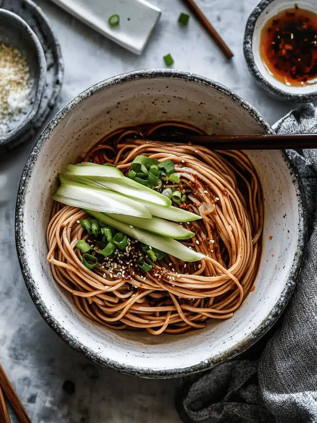 Spicy Sichuan-Style Buckwheat Noodles: A Quick Summer Delight 2 Spicy Sichuan-Style Buckwheat Noodles