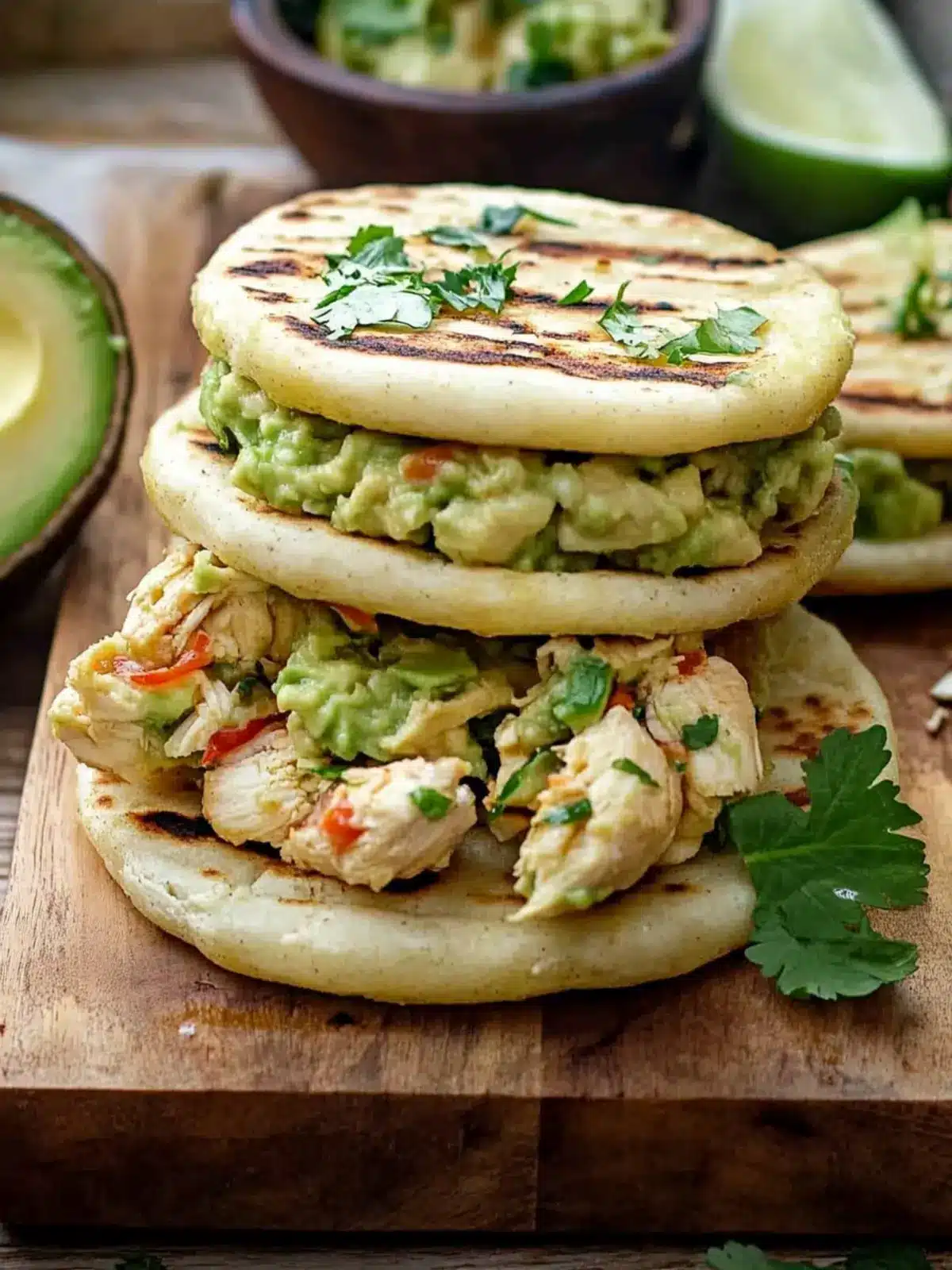Venezuelan Arepas with Chicken and Avocado You'll Crave Daily 4 Venezuelan Arepas with Chicken and Avocado