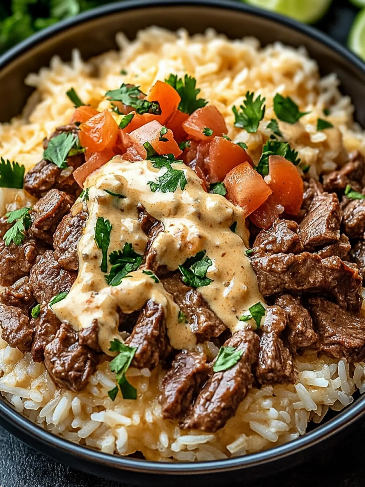 Steak Queso Rice: A Creamy Tex-Mex Delight You'll Love 4 Steak Queso Rice