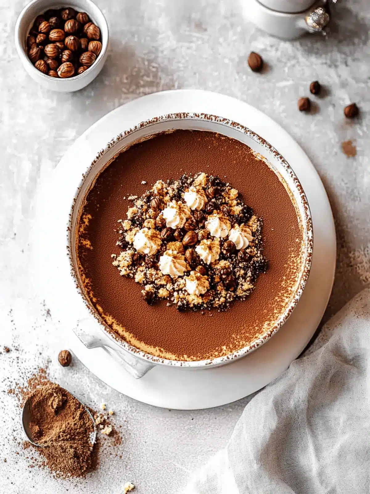 Decadent Hazelnut Tiramisu: A Luxurious No-Bake Delight 3 Hazelnut Tiramisu