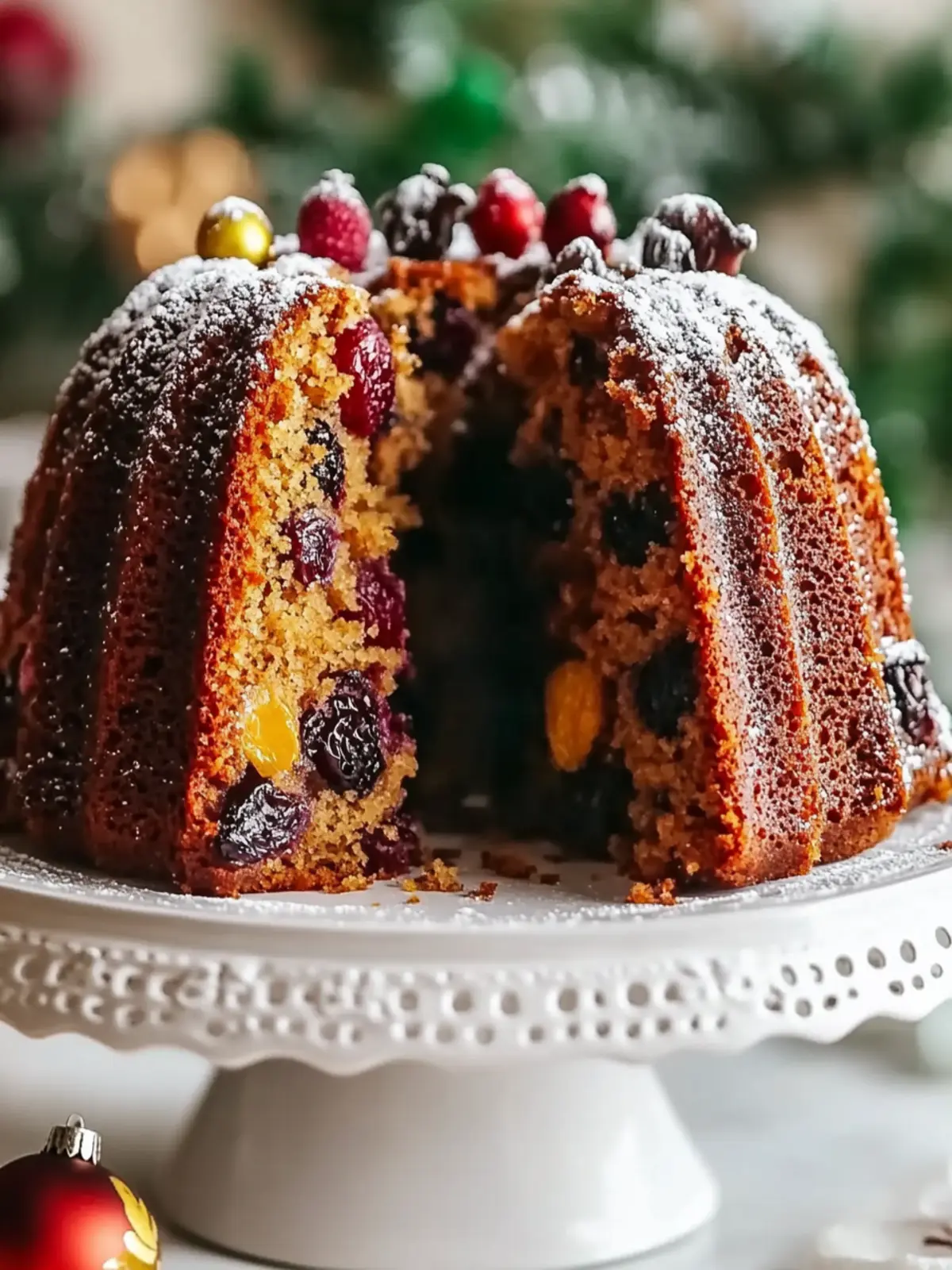 Healthy Christmas Fruit Bundt Cake for Guilt-Free Festivities 3 Healthy Christmas Fruit Bundt Cake