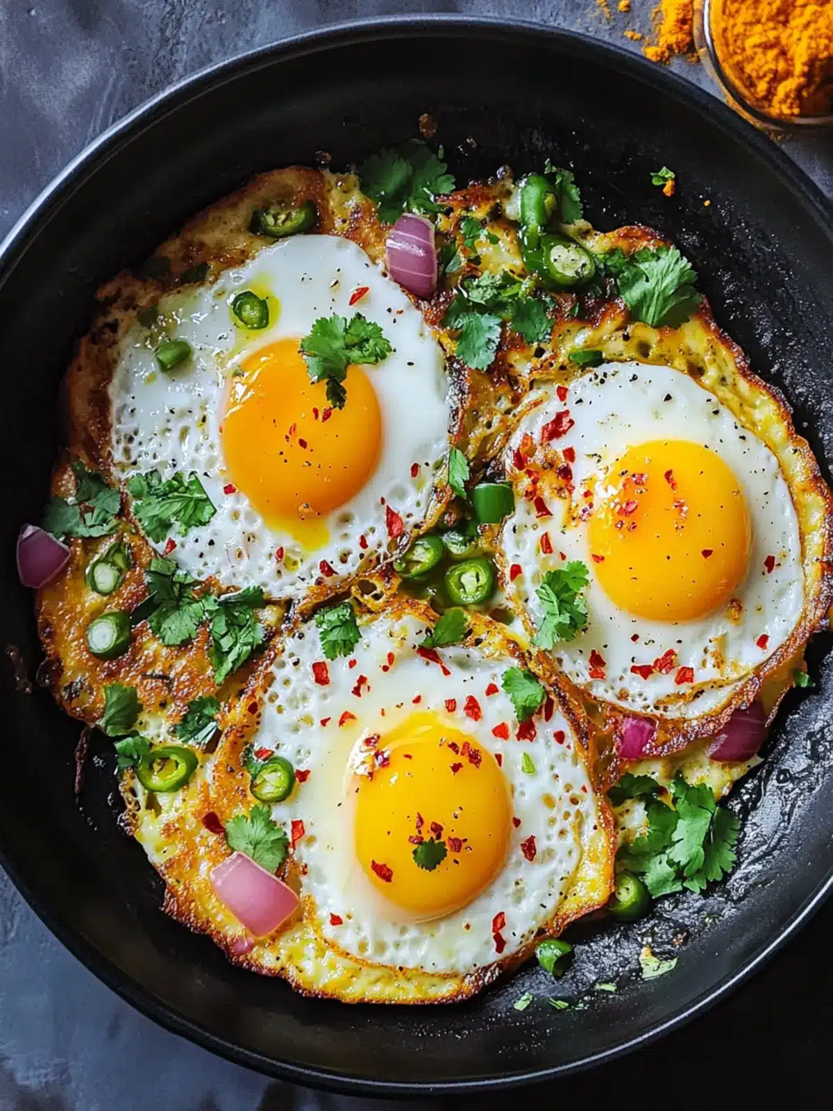 Indian-Inspired Masala Fried Eggs for a Flavorful Morning Boost 4 Indian-Inspired Masala Fried Eggs