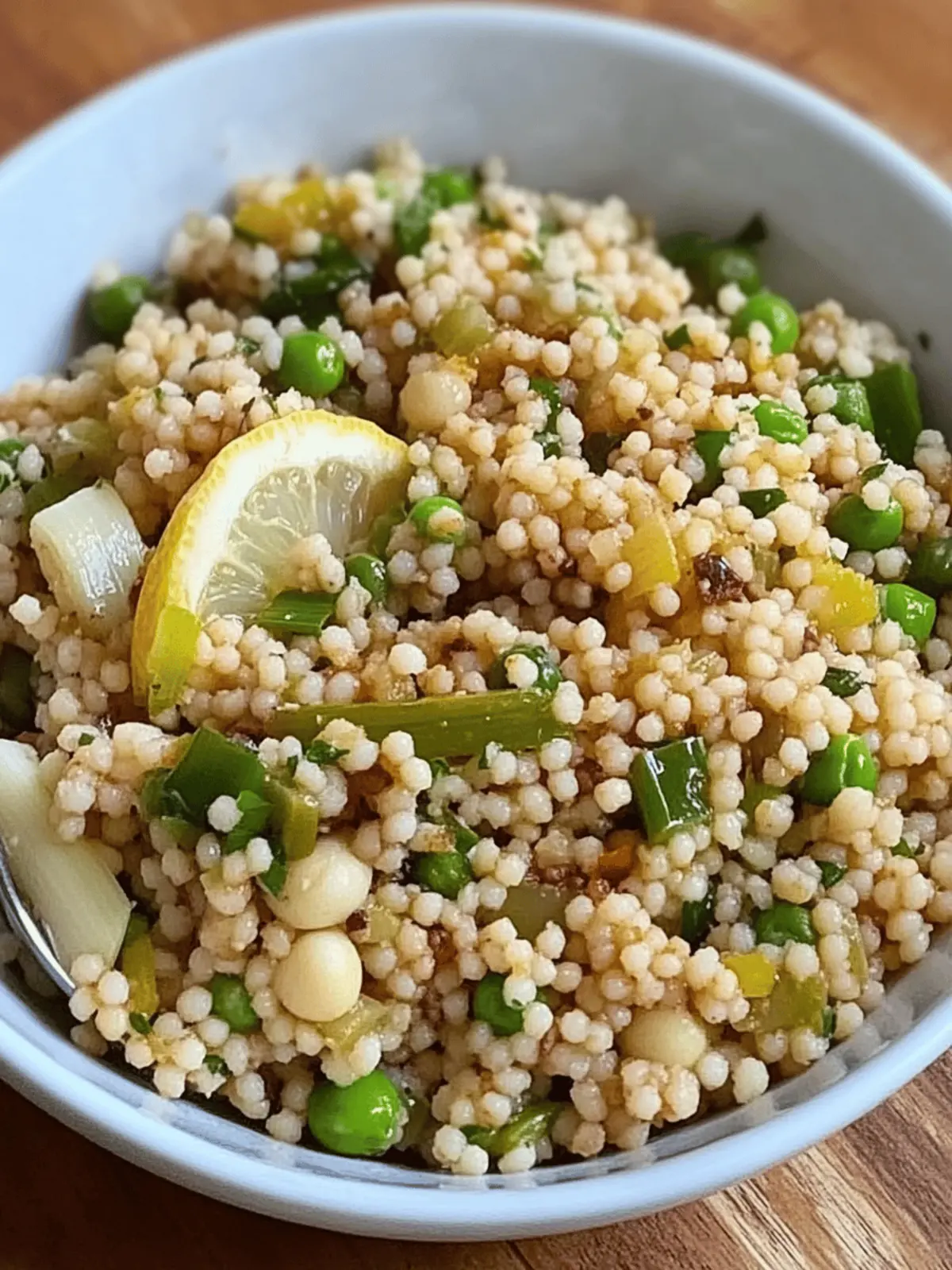 Caramelized Lemon Leek Couscous Salad for a Fresh Twist 2 Caramelized Lemon Leek Couscous Salad