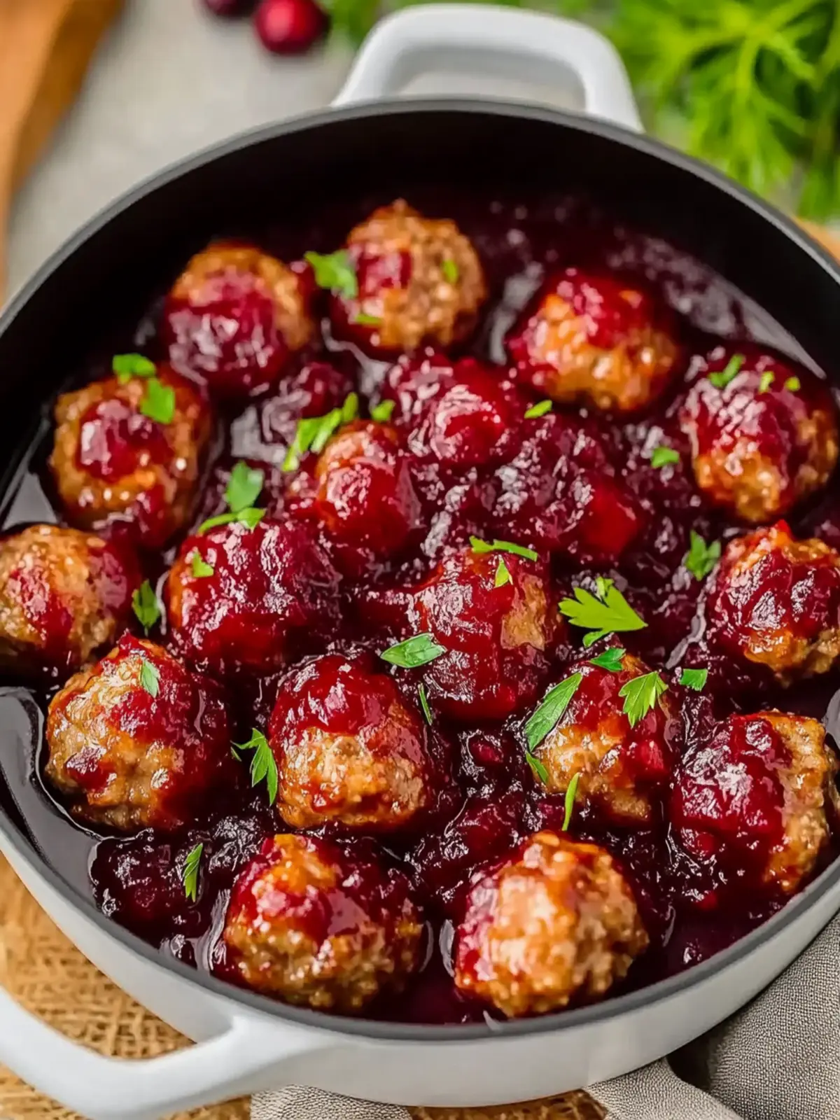 Quick Cranberry Meatballs for Effortless Holiday Cheer 3 Quick Cranberry Meatballs