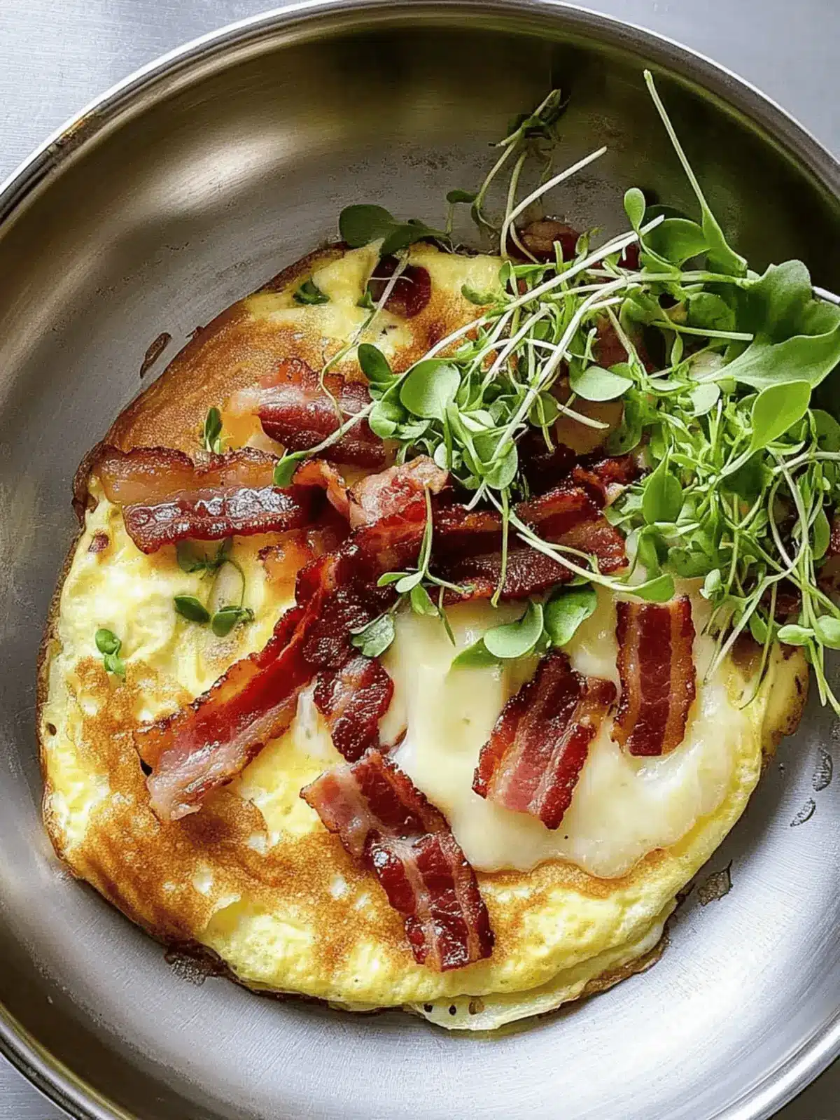 Irresistible Brie and Bacon Omelette for a Quick Breakfast 2 Brie and bacon omelette