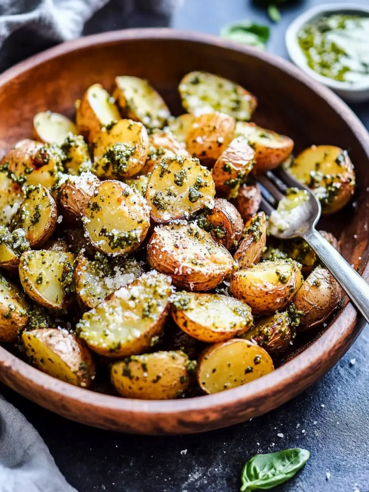 Crispy Parmesan Pesto Roasted Potatoes to Elevate Your Meals 4 Parmesan Pesto Roasted Potatoes