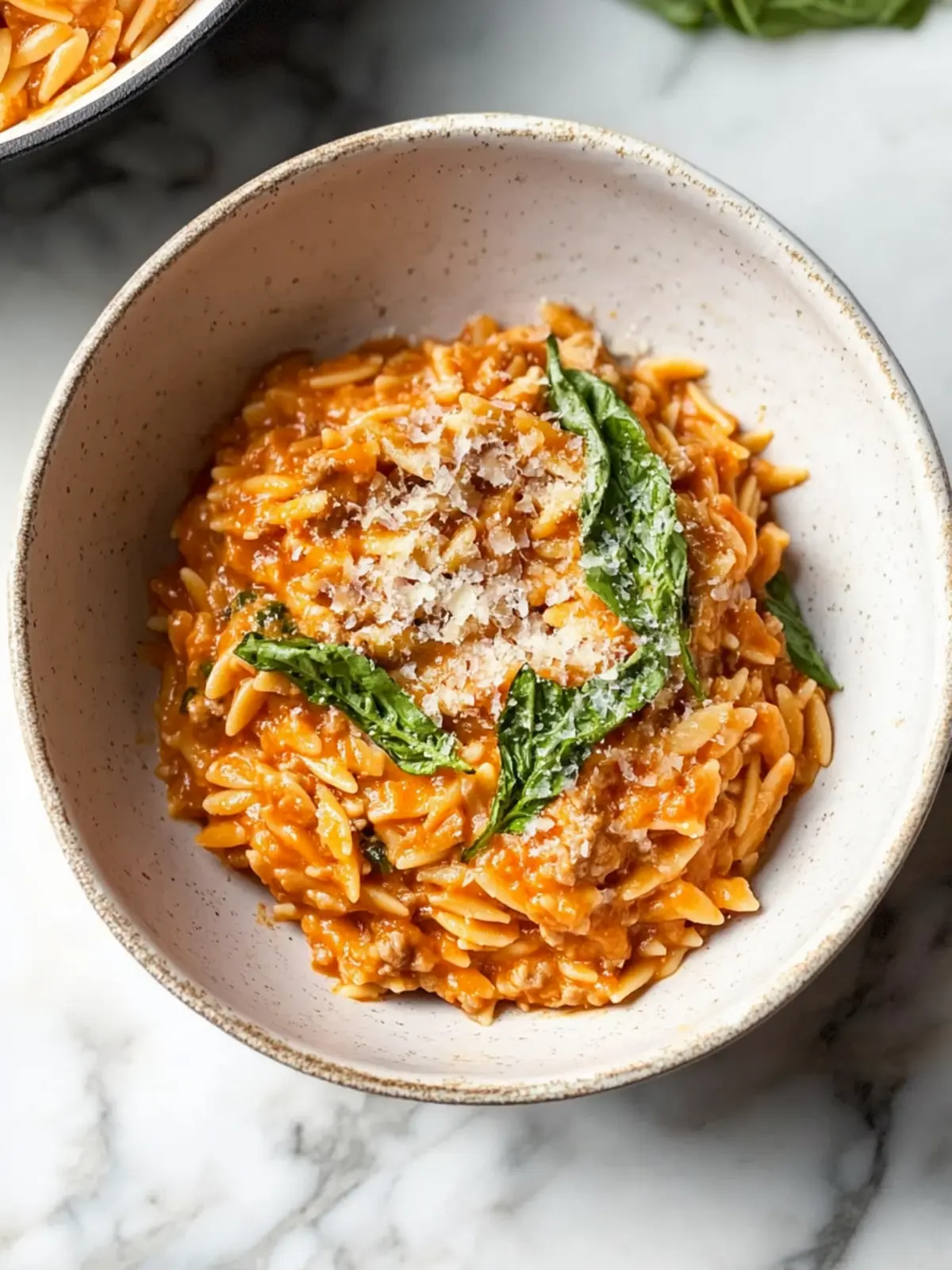 Ground Beef Orzo with Tomato Cream Sauce for Cozy Nights 4 Ground Beef Orzo with Tomato Cream Sauce