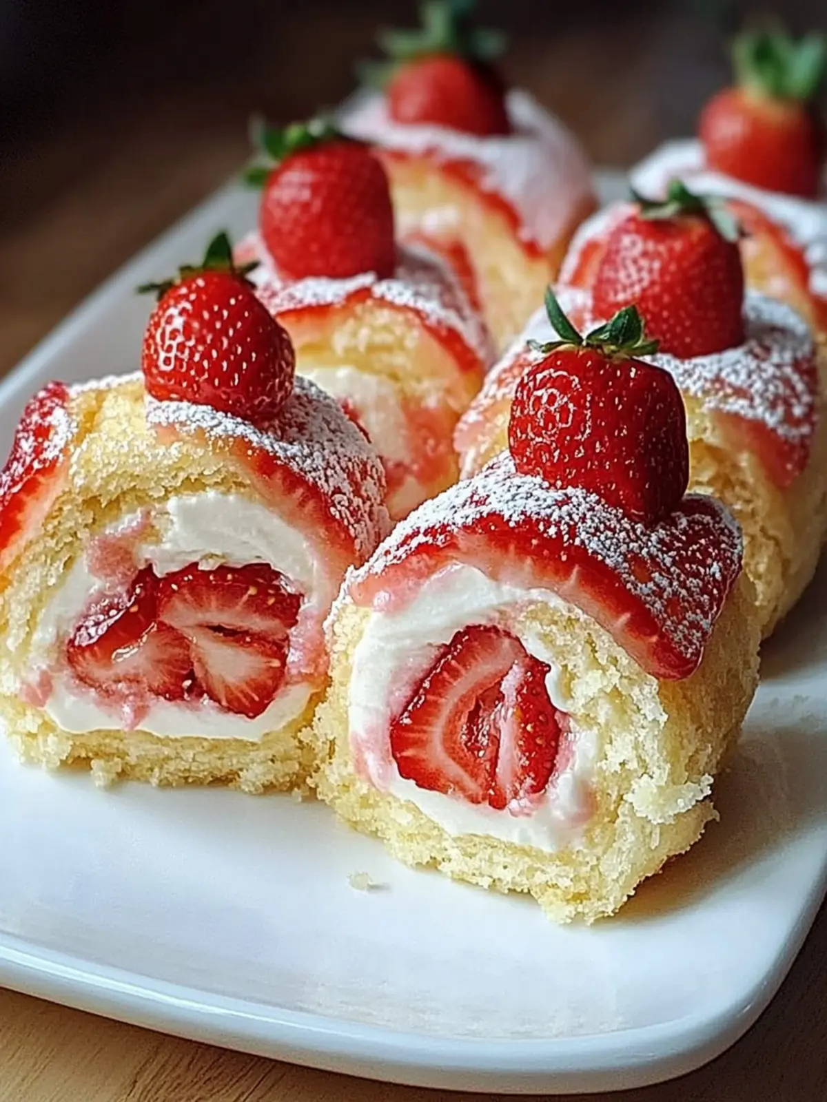 Decadent Strawberry Cheesecake Sweet Rolls for Sweet Tooth Lovers 3 Strawberry Cheesecake Sweet Rolls