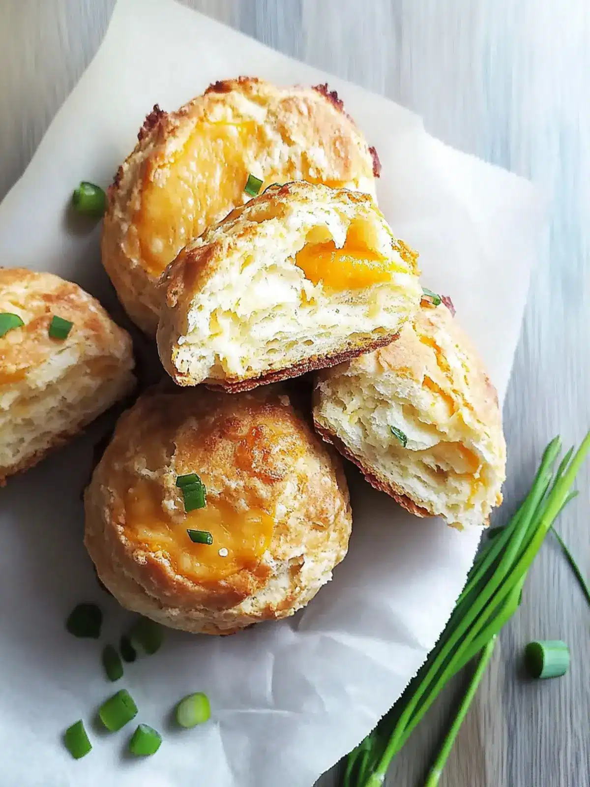 Surprise Cheddar Biscuits with a Soft Egg Center Delight 2 Surprise Cheddar Biscuits