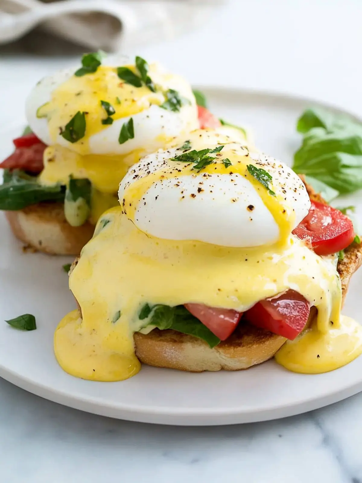 California-Style Eggs Benedict: A Healthy Twist Awaits 3 California-Style Eggs Benedict