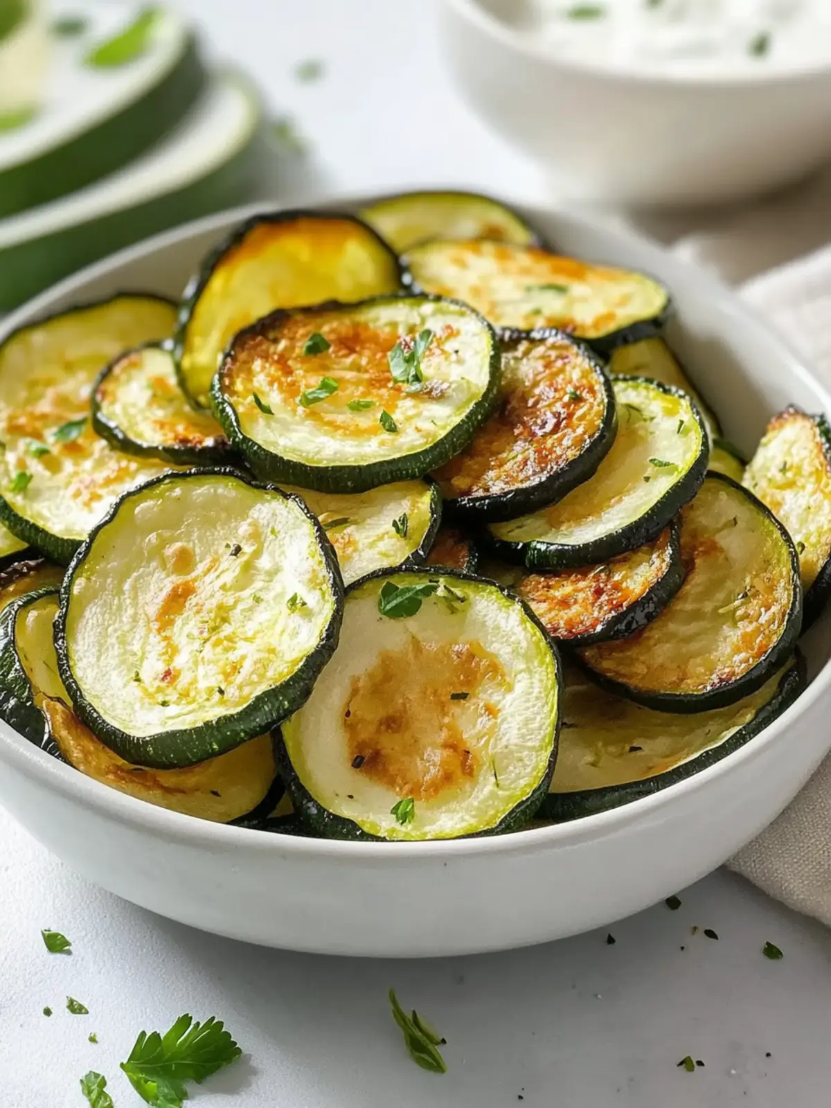 Crispy Air Fryer Zucchini Chips: Your Guilt-Free Snack Fix 4 Air Fryer Zucchini Chips