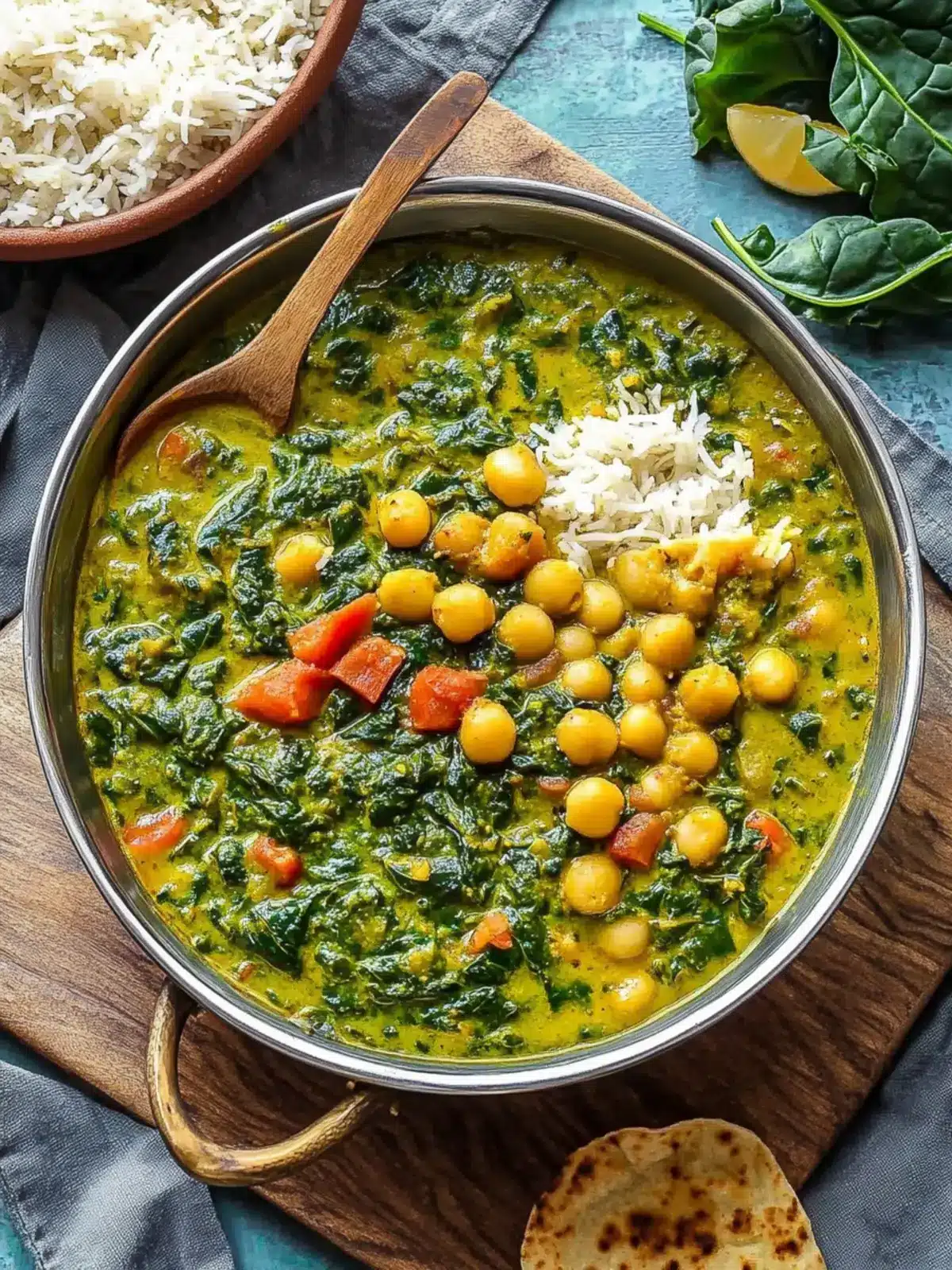 Savory Chana Saag Curry That Will Wow Your Taste Buds 2 Chana Saag Curry