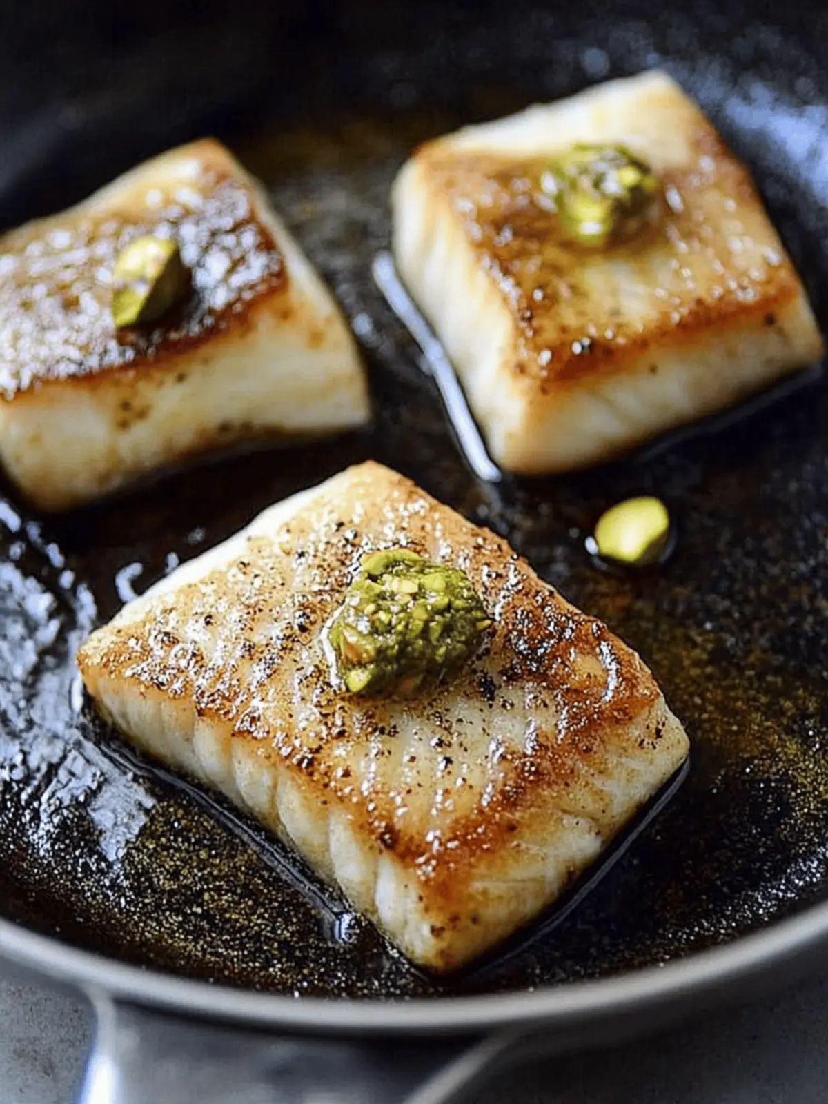 Crisp Skillet Sea Bass with Pistachio Butter: Flavor Unleashed 4 Crisp Skillet Sea Bass with Pistachio Butter