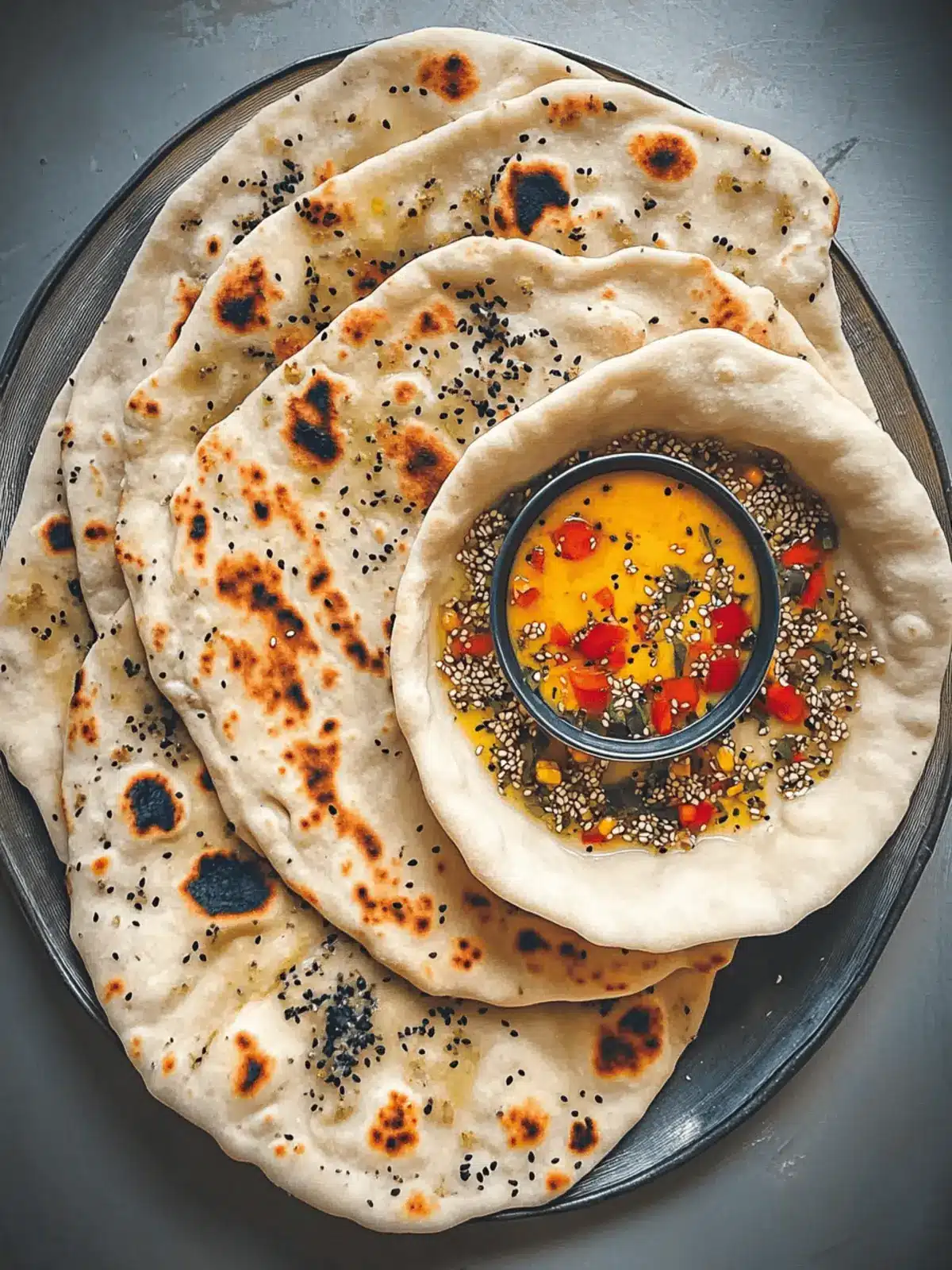 Fluffy Sesame and Nigella Seed Flatbread You ll Adore 4 Sesame and Nigella Seed Flatbread