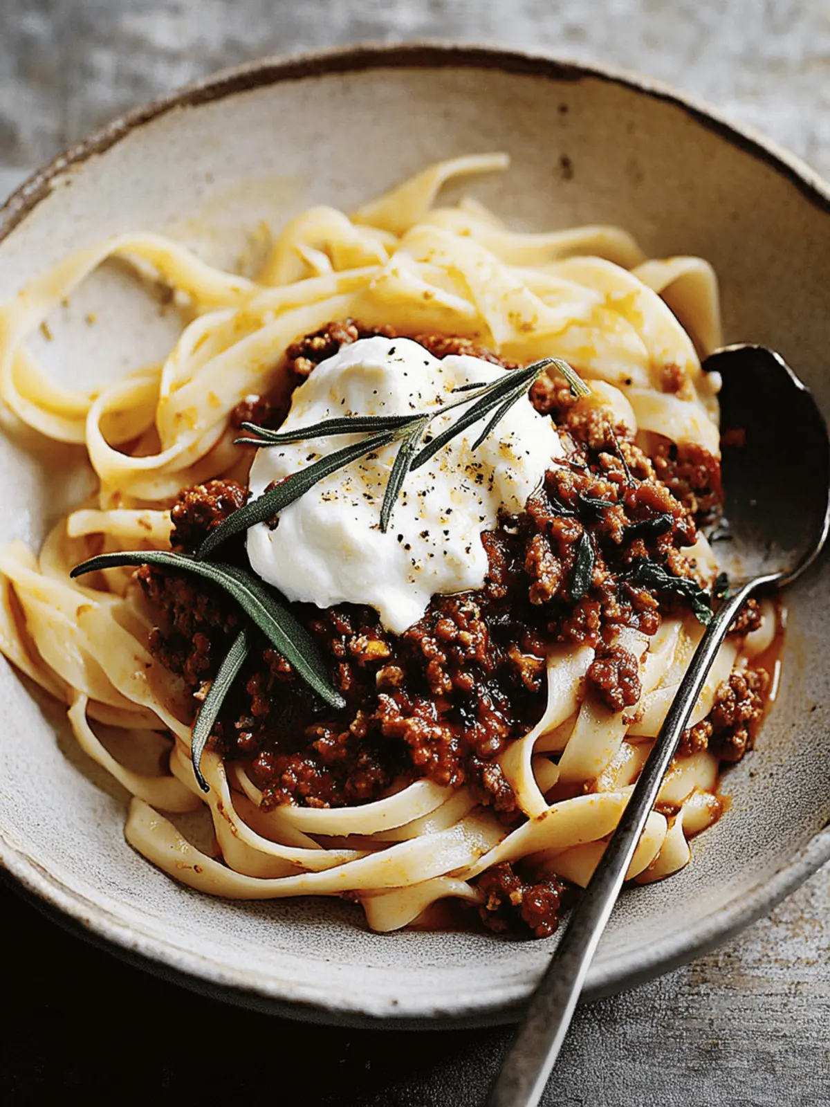 Quick Chorizo Bolognese with Buffalo Mozzarella Bliss 3 Chorizo Bolognese with Buffalo Mozzarella