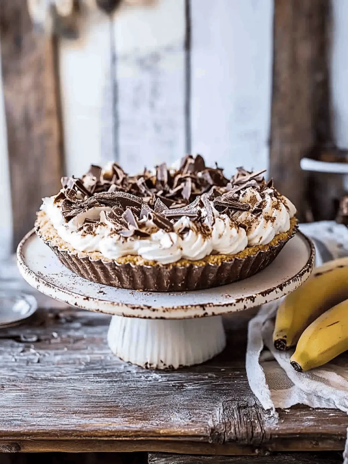 Irresistible Chocolate Coconut French Silk Banoffee Tart 2 Chocolate Coconut French Silk Banoffee Tart.