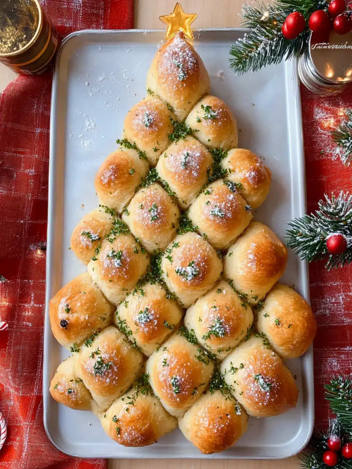 Cheesy Pull-Apart Christmas Tree Bread for Cozy Festive Fun 3 Cheesy Pull-Apart Christmas Tree Bread