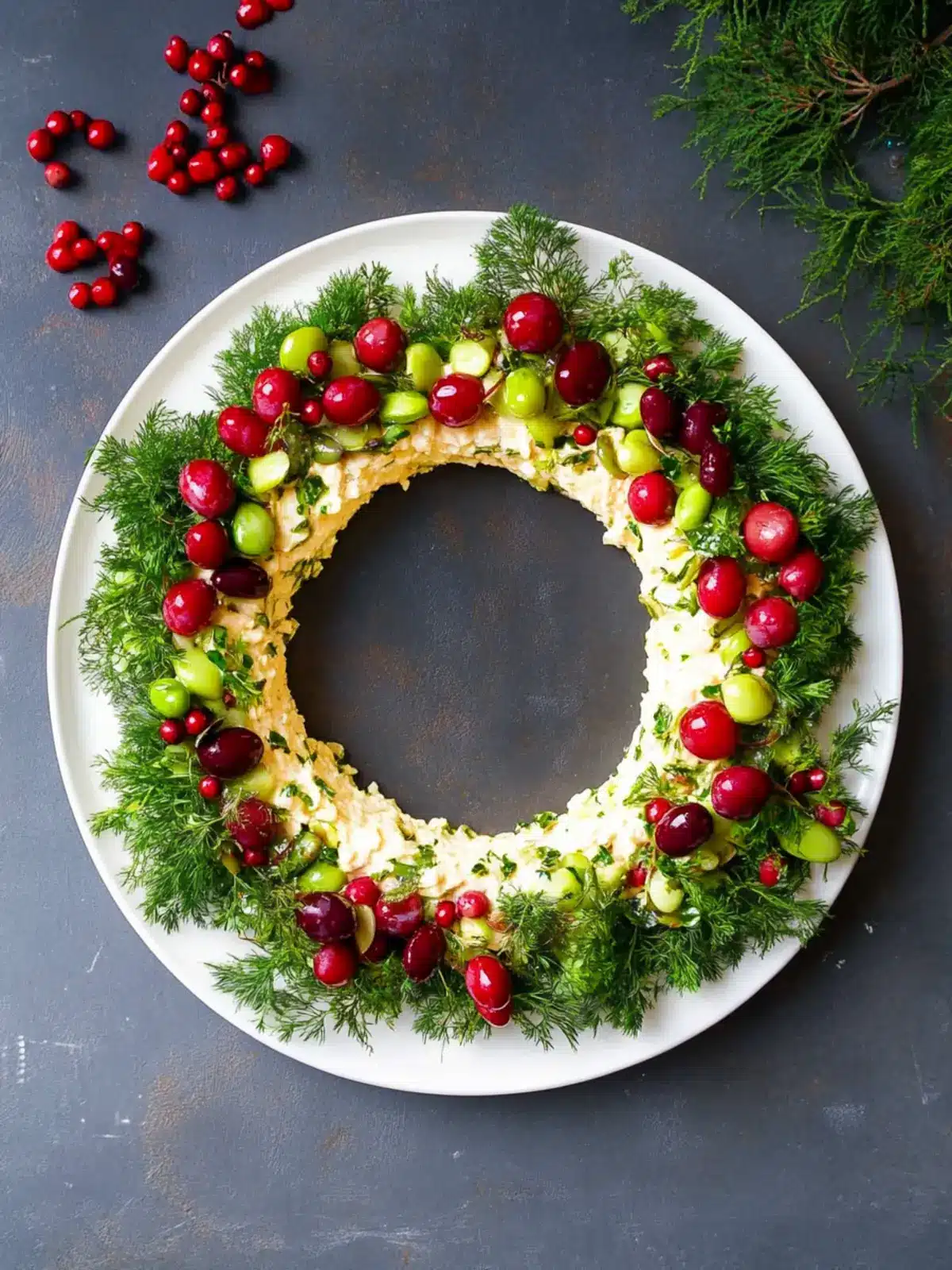 Olivier Salad Wreath: A Festive Twist for Holiday Gatherings 3 Olivier Salad Wreath