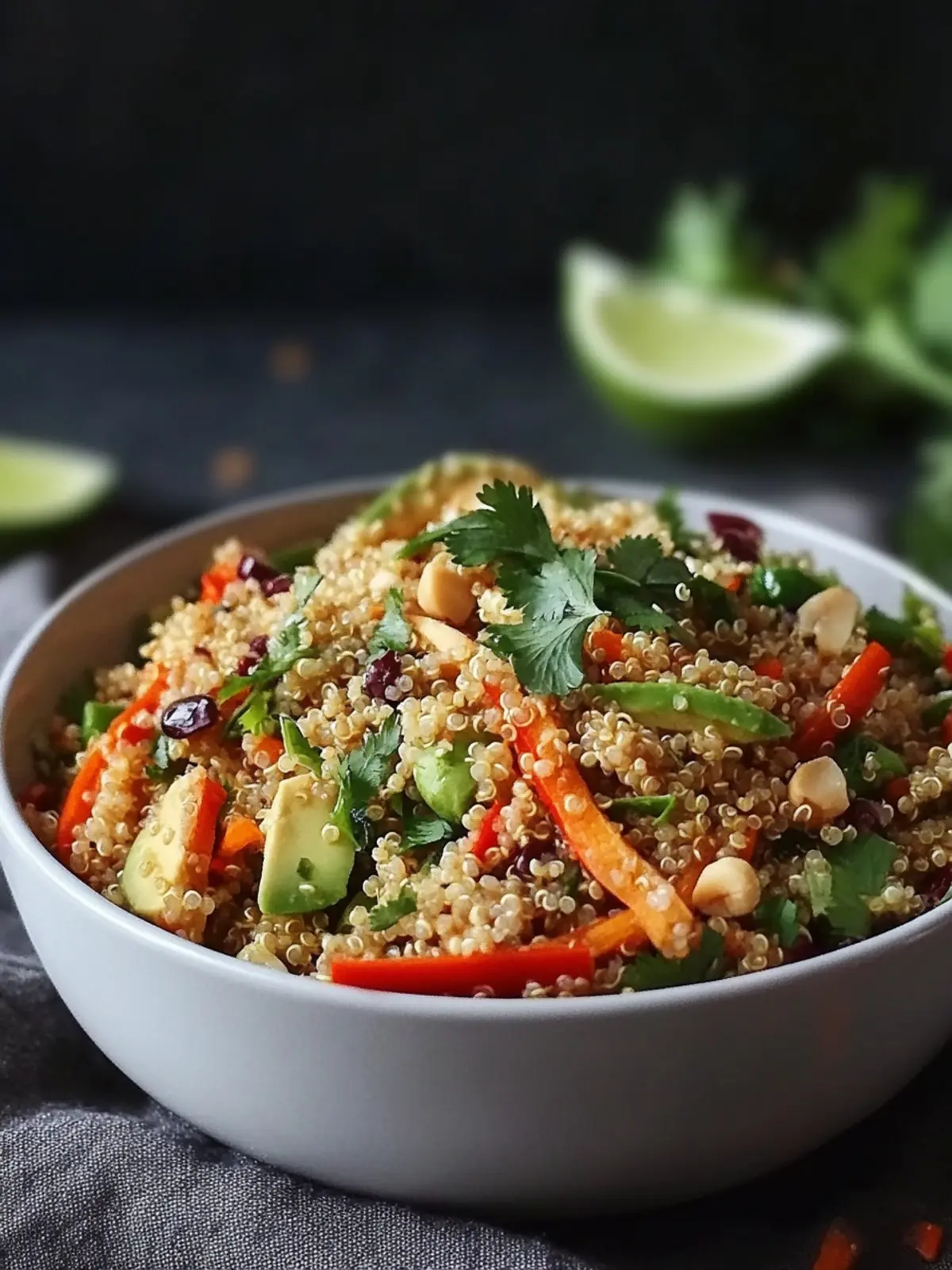 Thai Quinoa Crunch Salad: Refreshing & Healthy in 30 Minutes 2 Thai Quinoa Crunch Salad