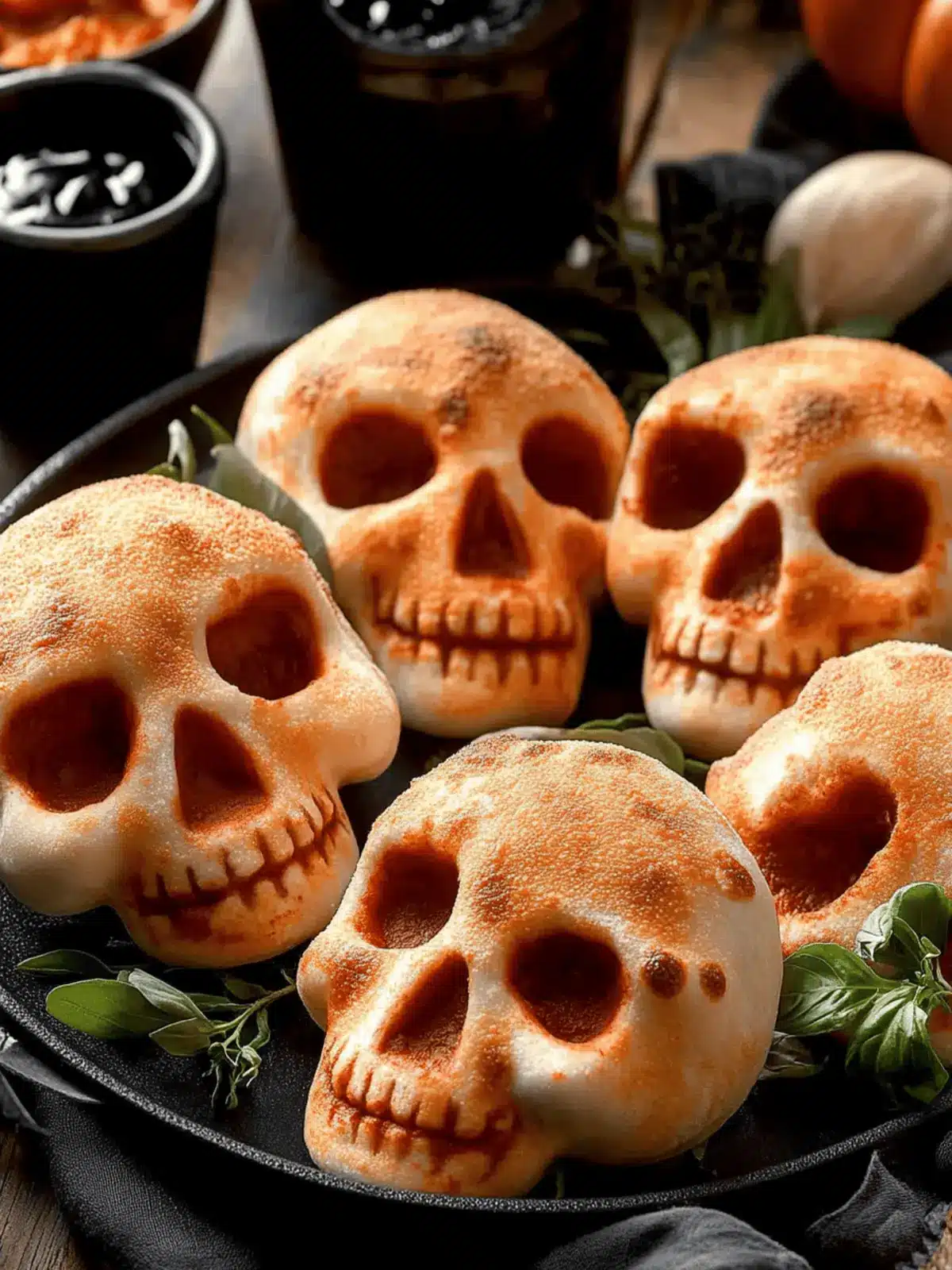 Halloween Pizza Skulls: Spooky Cheesy Fun for Every Bite 2 Halloween Pizza Skulls