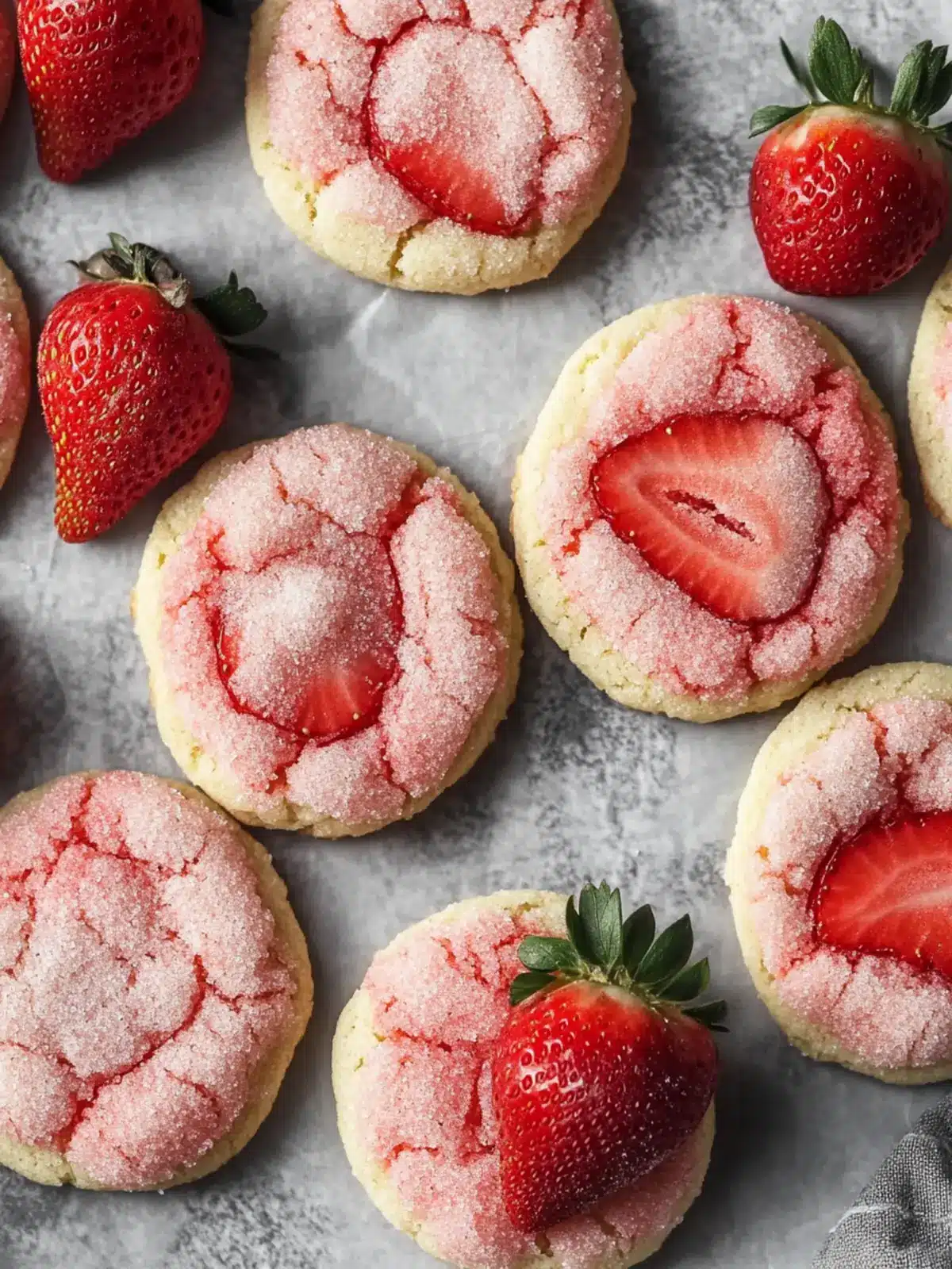 Soft Strawberry Sugar Cookies Vegan and Allergy-Friendly Heaven 4 Strawberry Sugar Cookies