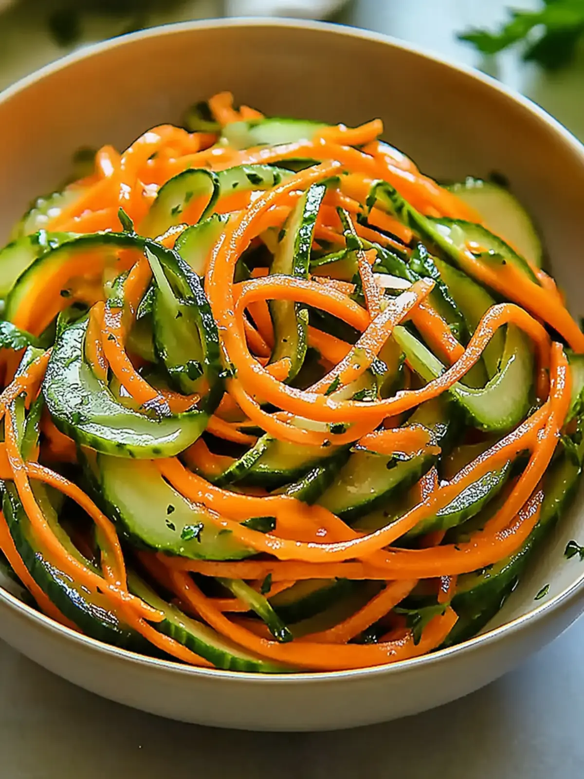 Crisp Cucumber and Carrot Salad for a Refreshing Boost 3 Cucumber and Carrot Salad