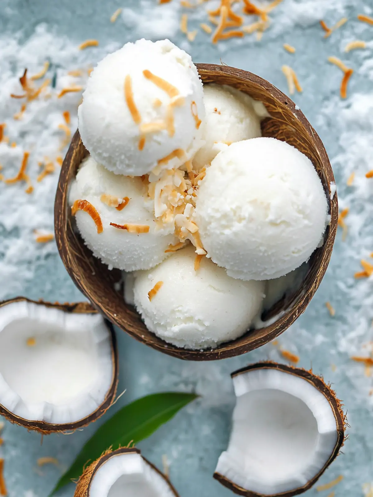 Delicious Coconut Sorbet: Your Ultimate Vegan Summer Treat 2 Coconut Sorbet