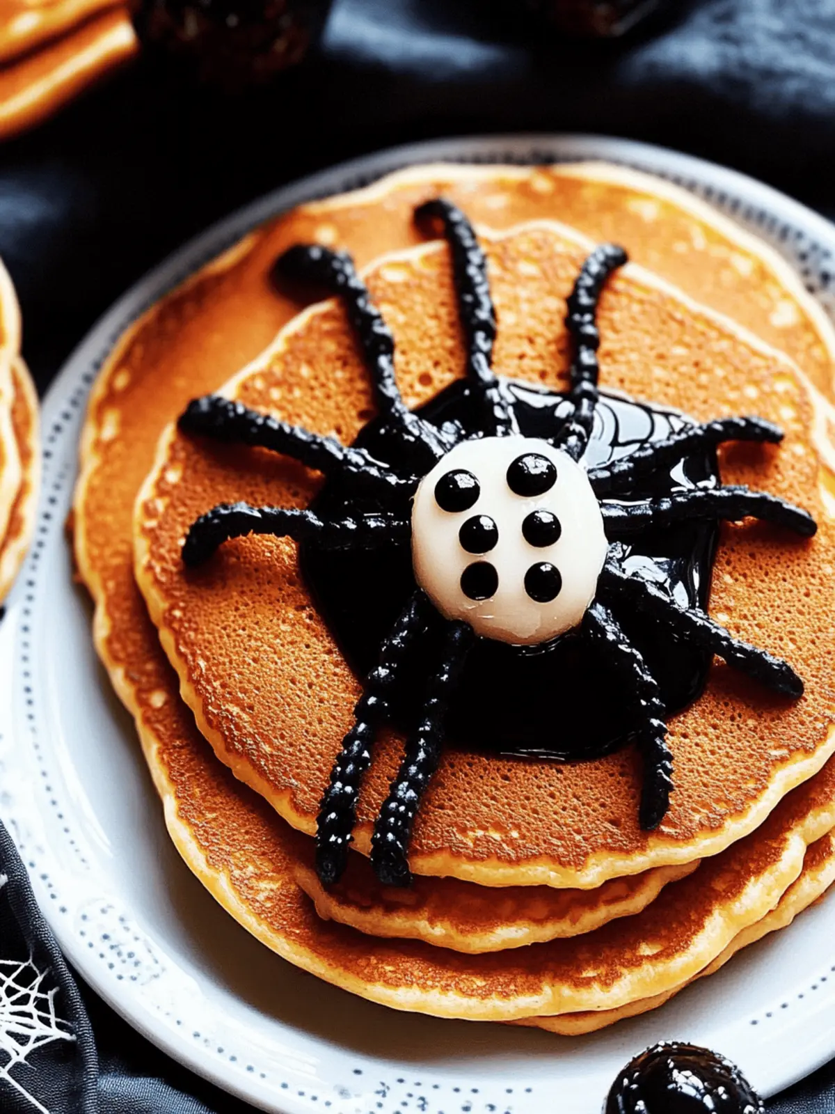 Easy Spider Pancakes That Make Halloween Breakfast Fun 4 Easy Spider Pancakes