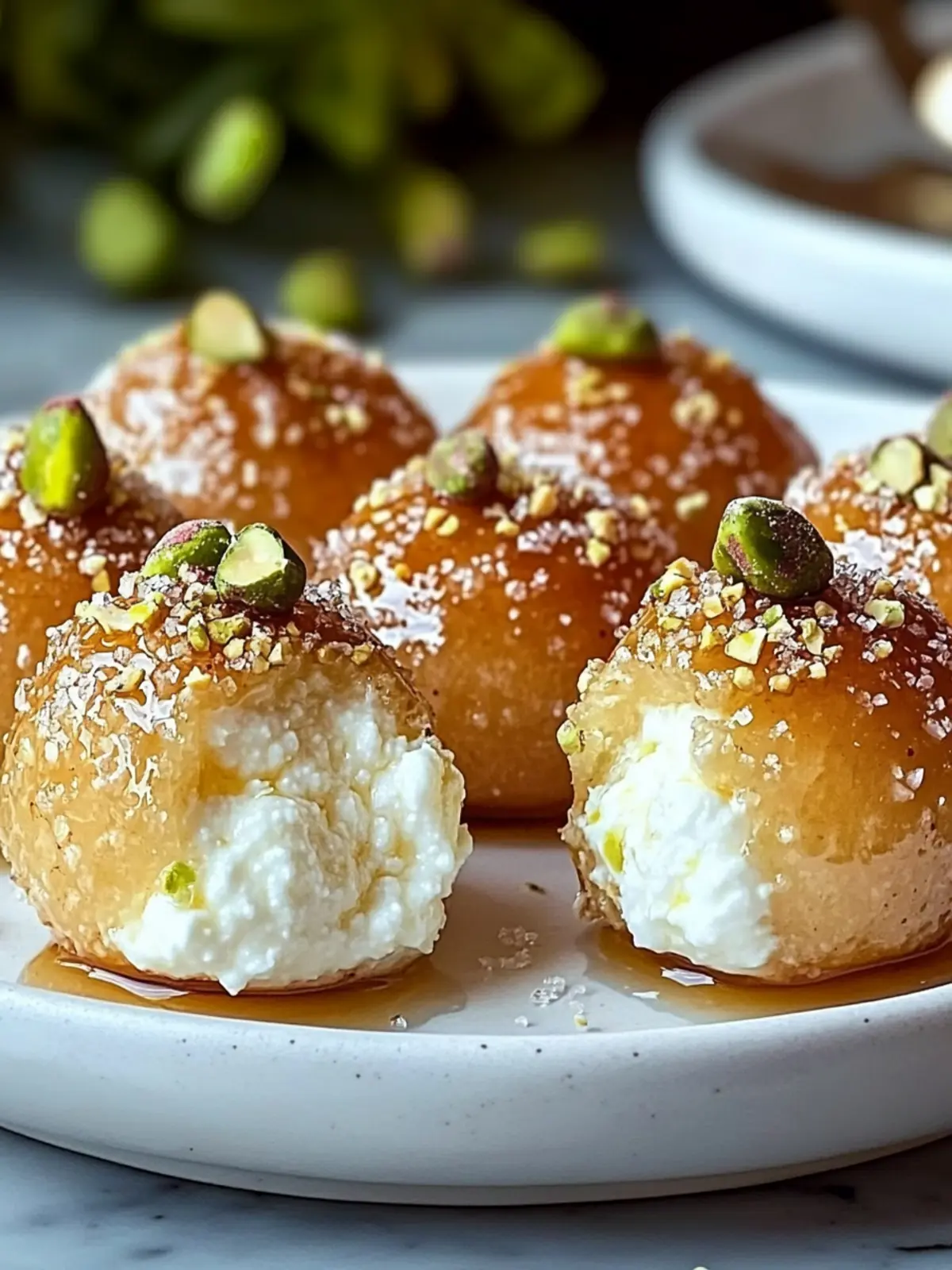 Ricotta Pistachio Honey Bites: A Delightful Sweet Escape 3 Ricotta Pistachio Honey Bites