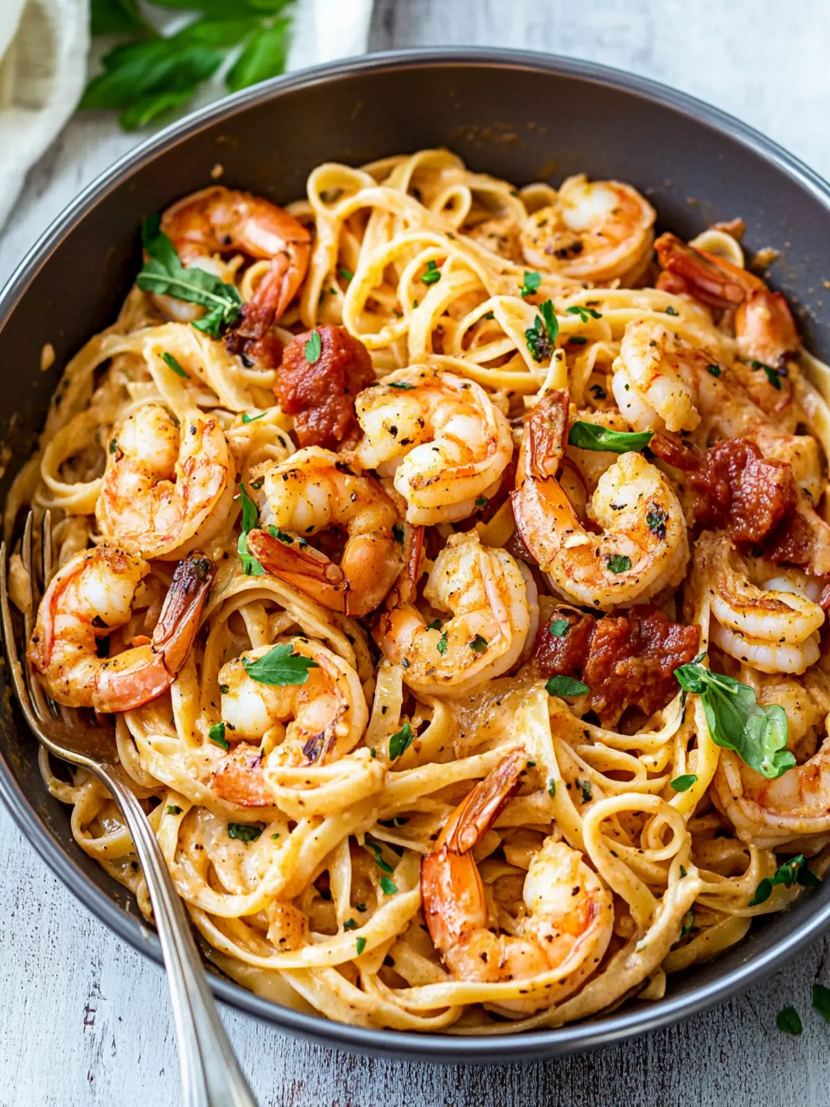 Dairy-Free Creamy Cajun Shrimp Pasta You'll Crave Again! 2 Dairy-Free Creamy Cajun Shrimp Pasta