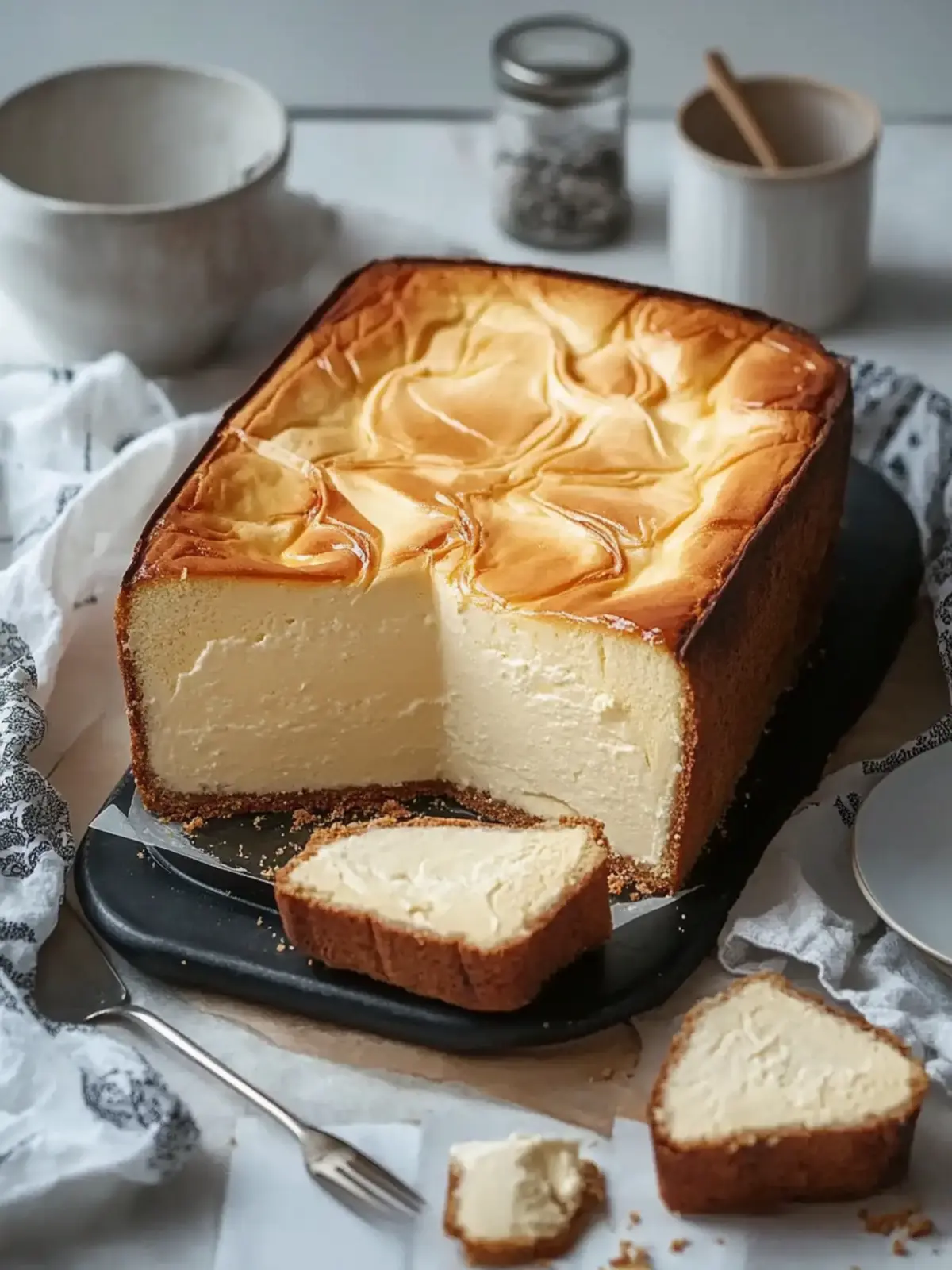 Easy Burnt Basque Cheesecake: Creamy, Crustless Bliss 3 Burnt Basque Cheesecake