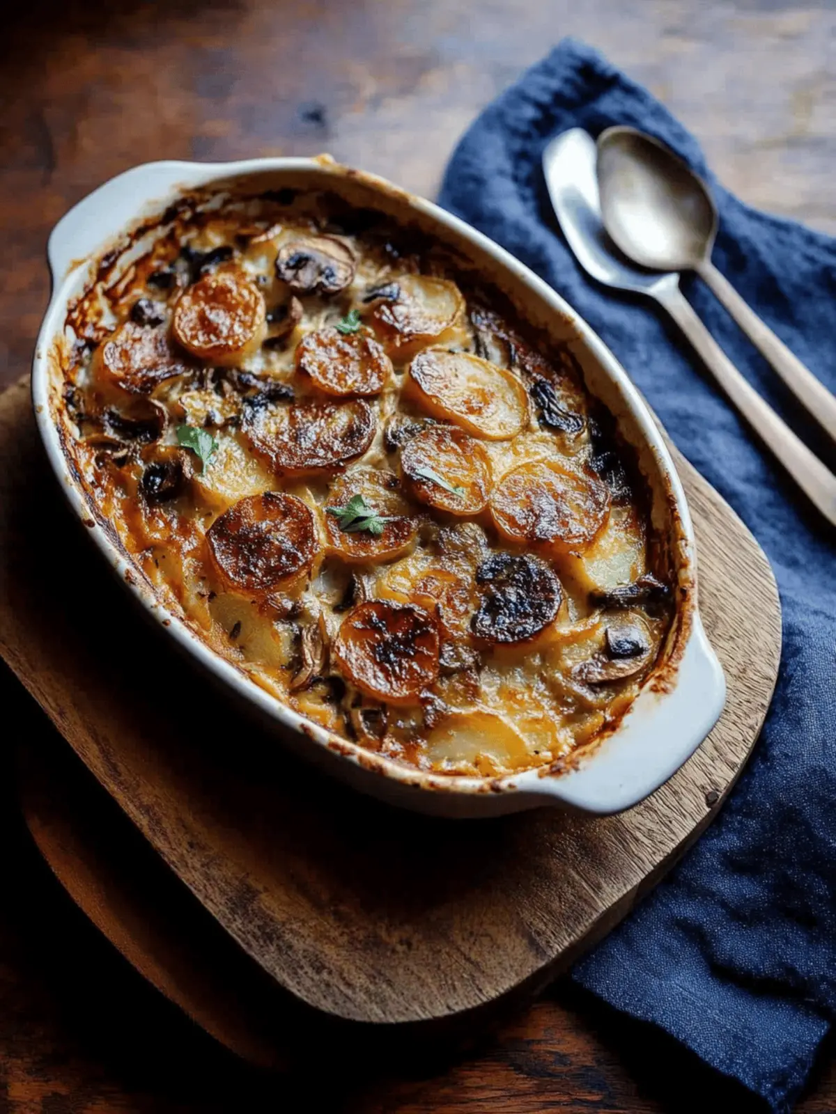 Creamy Wild Mushroom and Potato Gratin for Cozy Nights 2 Wild Mushroom and Potato Gratin