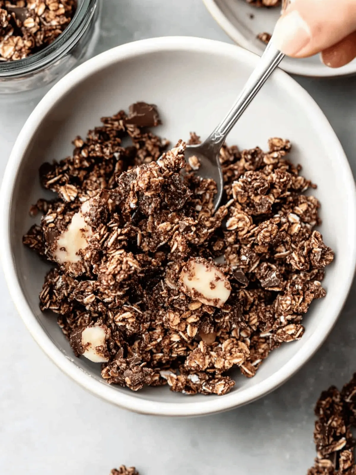 Healthy Chocolate Granola for Guilt-Free Snacking Delight 2 Healthy Chocolate Granola