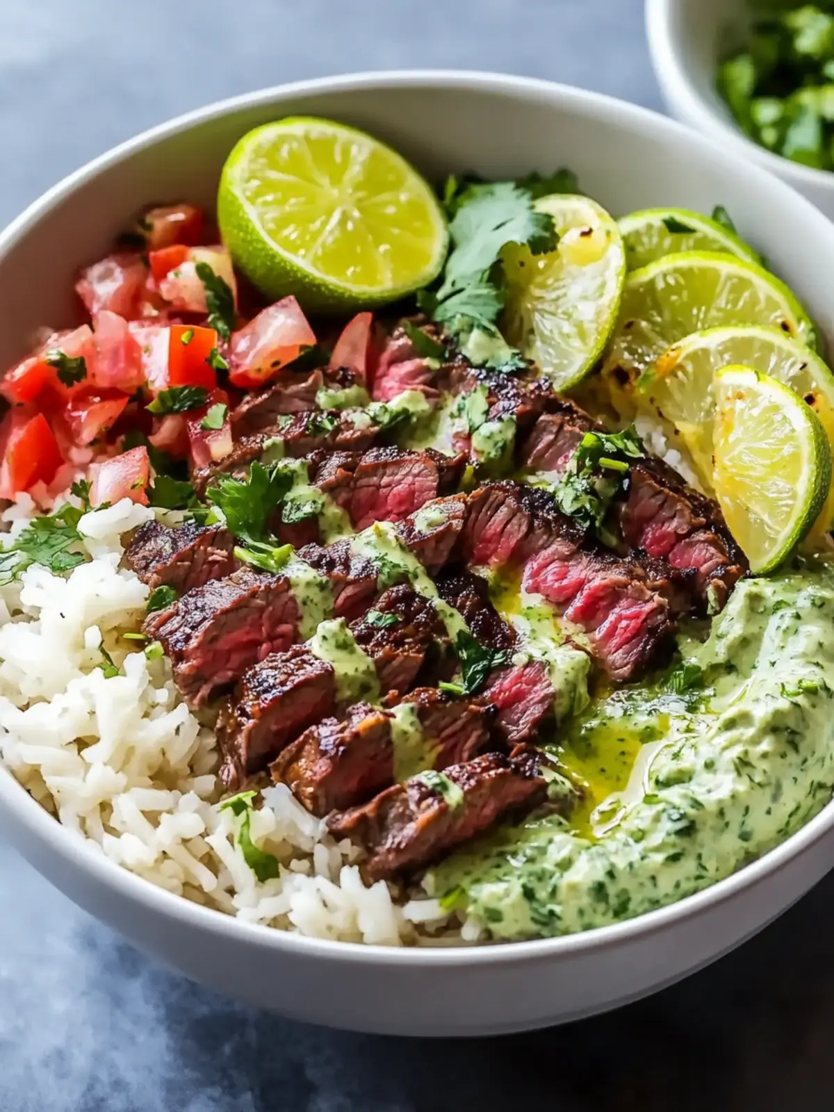 Savory Easy Cilantro Lime Steak Bowls You'll Love to Make! 4 Easy Cilantro Lime Steak Bowls