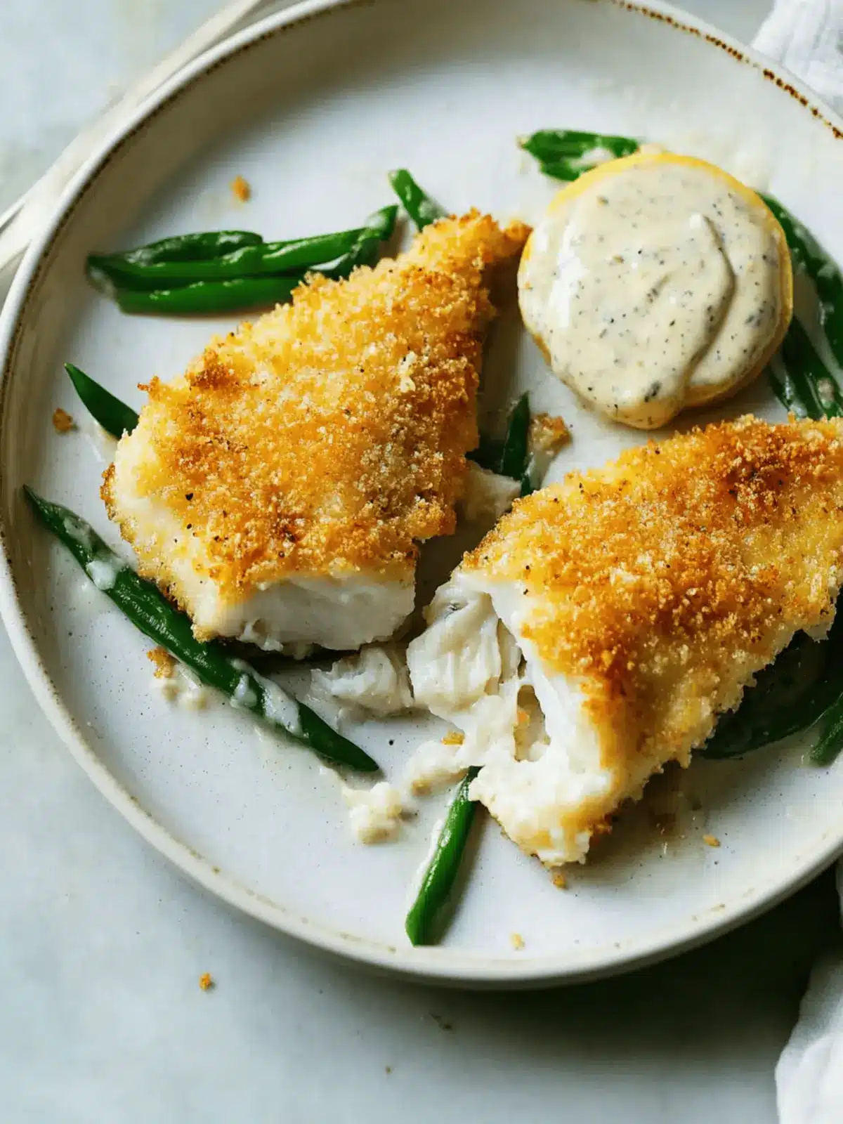Crispy Baked Fish with Tartar Sauce for Happy Families 3 Crispy Baked Fish With Tartar Sauce