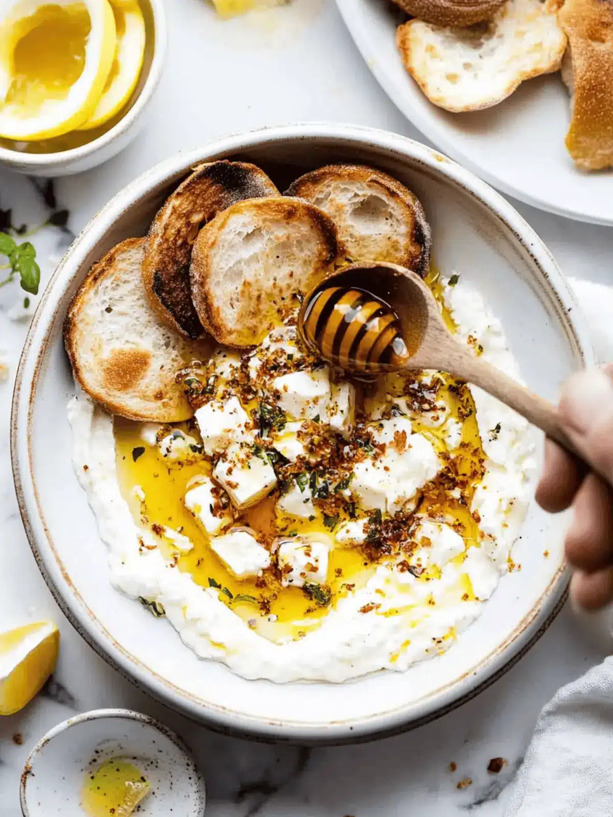 Whipped Feta with Hot Honey: A Sweet & Savory Delight 3 Whipped Feta with Hot Honey