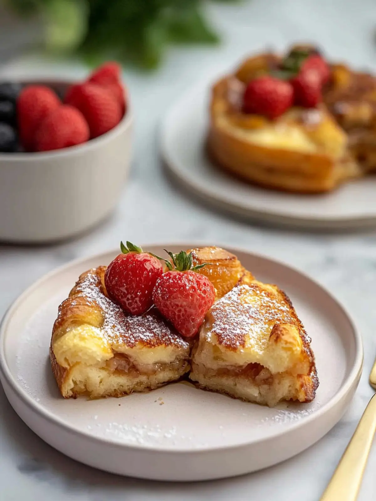 Irresistible Croissant French Toast Bake You ll Crave Every Morning 3 Croissant french toast