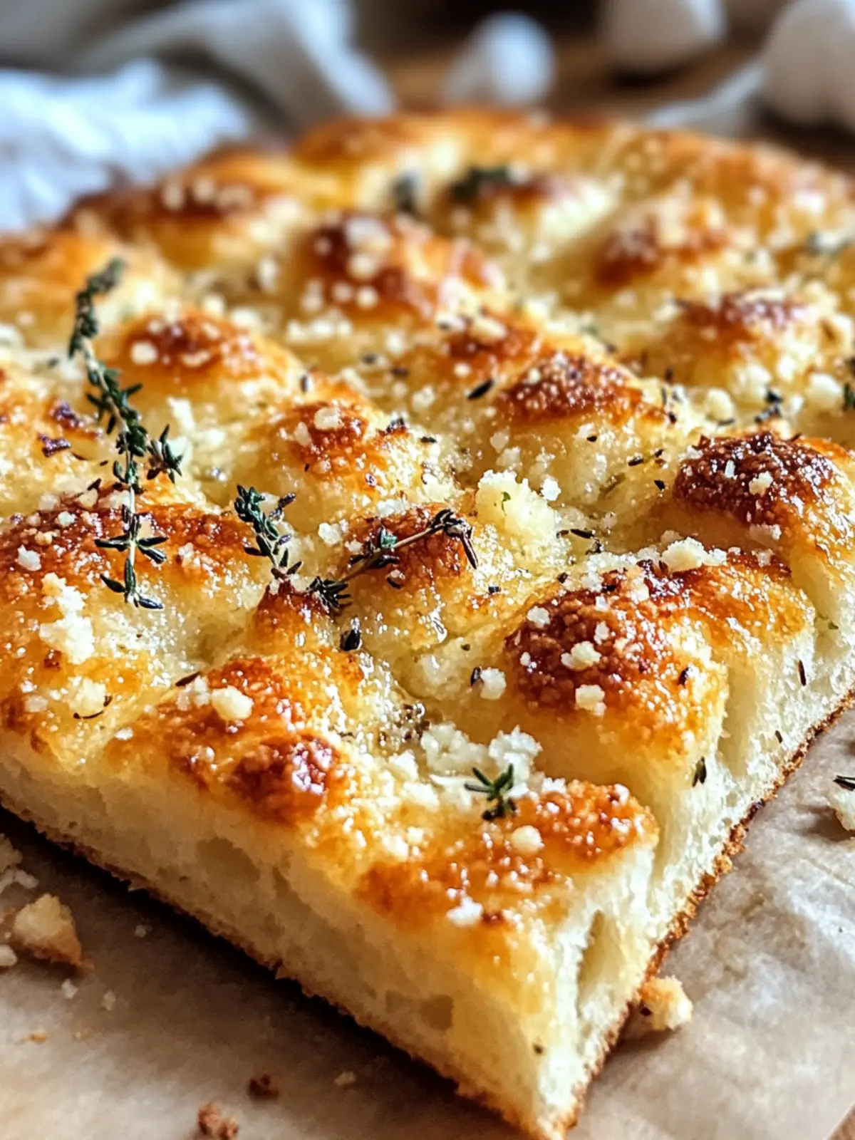 Crispy and Cheesy Garlic Parmesan Focaccia Your New Favorite Bread 3 Crispy and Cheesy Garlic Parmesan Focaccia