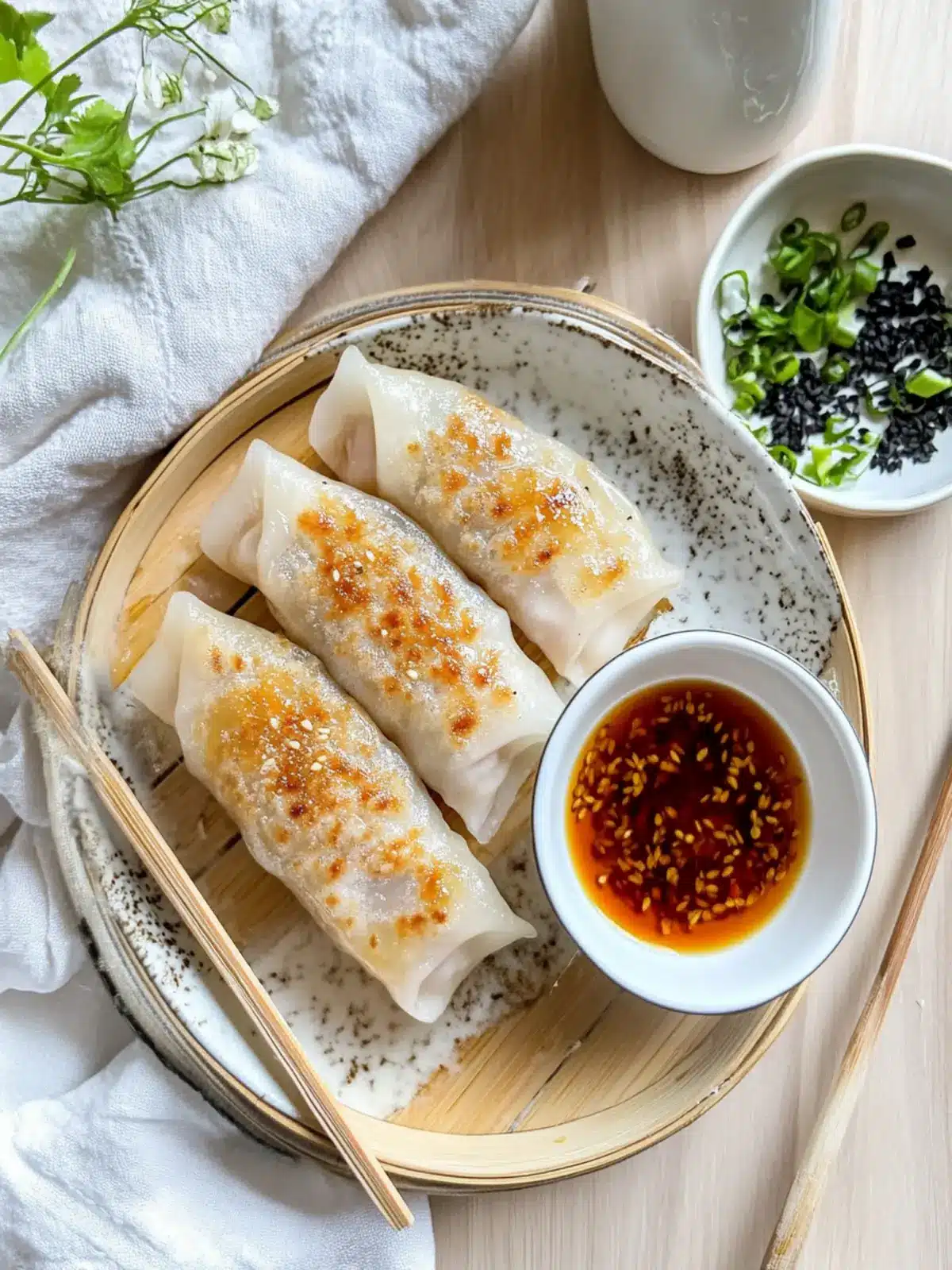 Crispy Rice Paper Dumplings: Customize Your Perfect Bite 4 Crispy Rice Paper Dumplings