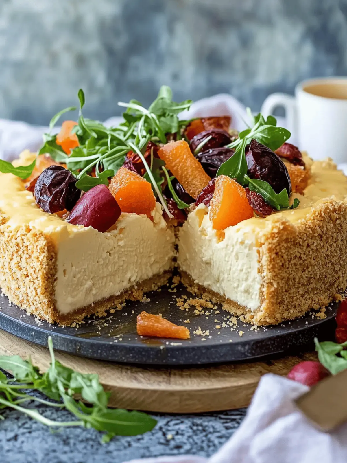 Savory Cheesecake Delight: Festive Flavor in Every Bite 4 Savoury Cheescake