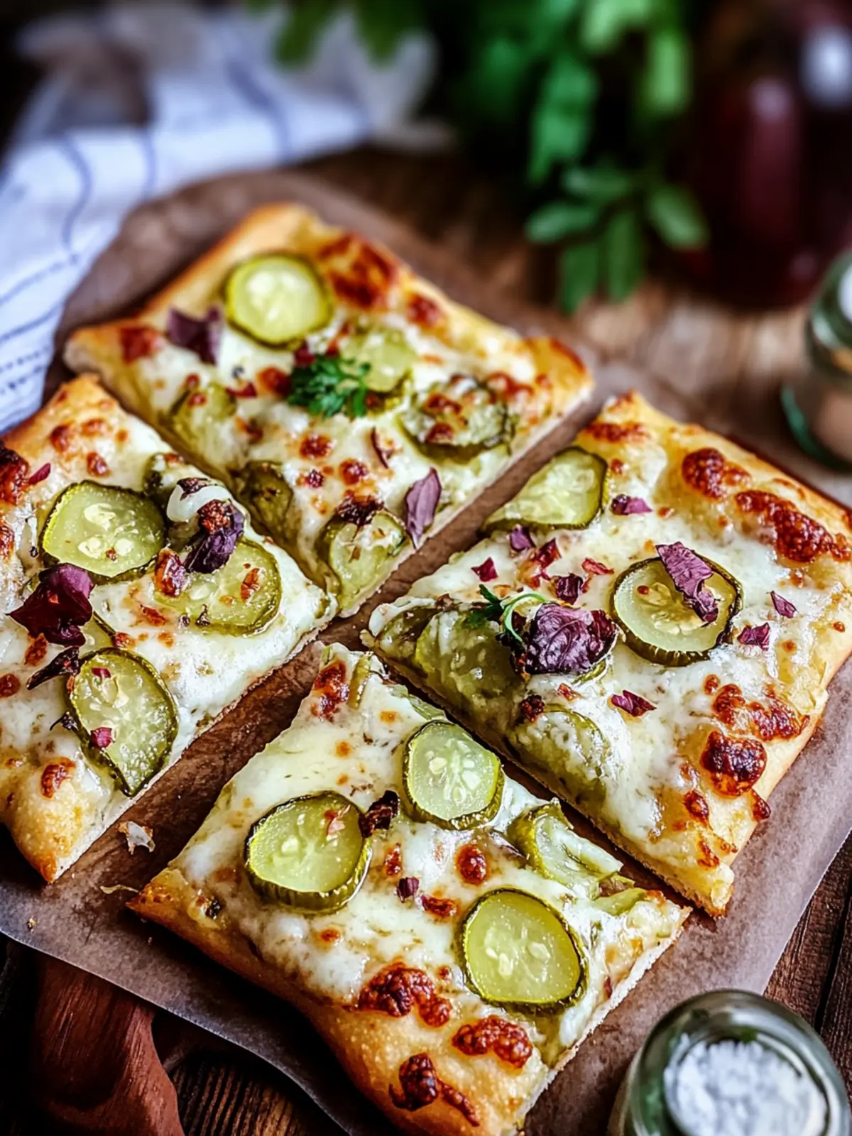 Detroit Style Dill Pickle Pizza You'll Crave Every Night 4 Detroit Style Dill Pickle Pizza