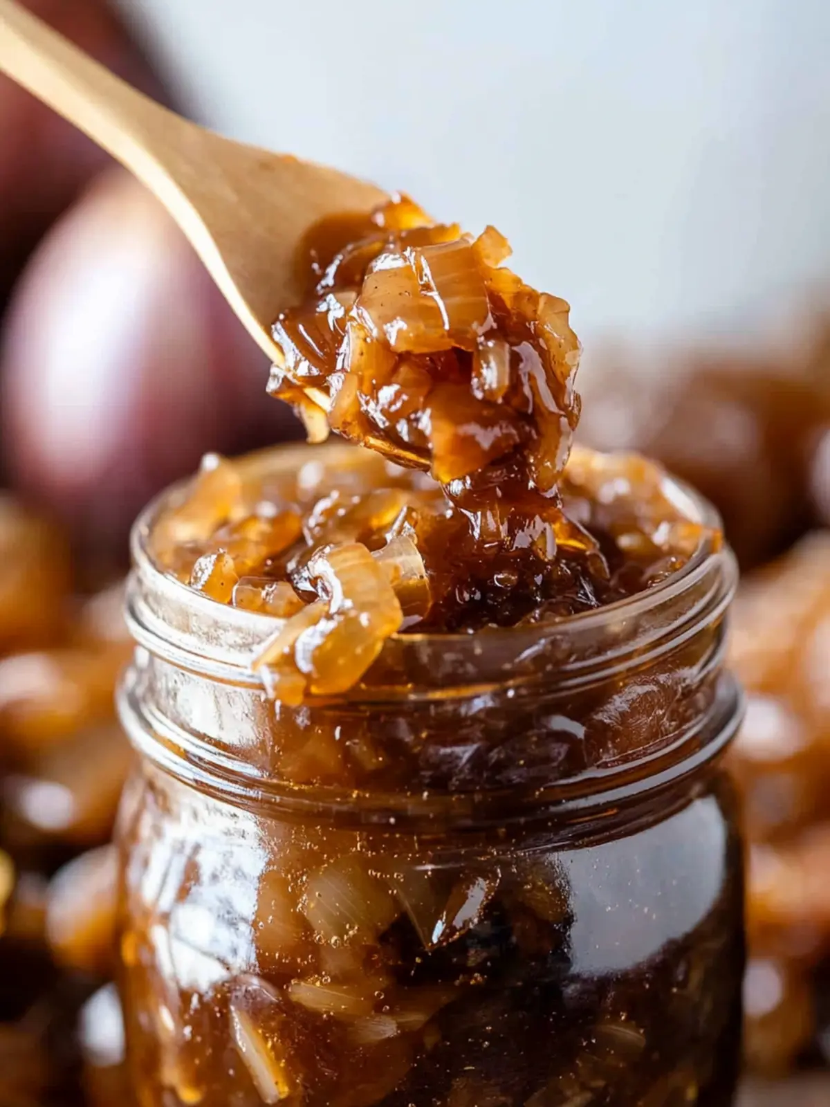 Delicious Caramelized Onion Jam Recipe with Balsamic Vinegar 2 Caramelized Onion Jam Recipe with Balsamic Vinegar