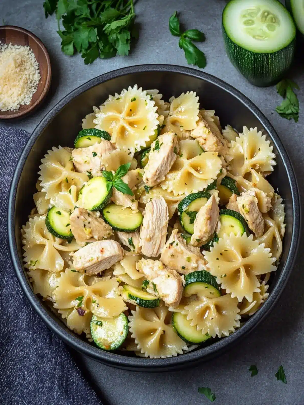 Delicious Chicken Zucchini Pasta in Just 30 Minutes! 4 Chicken Zucchini Pasta