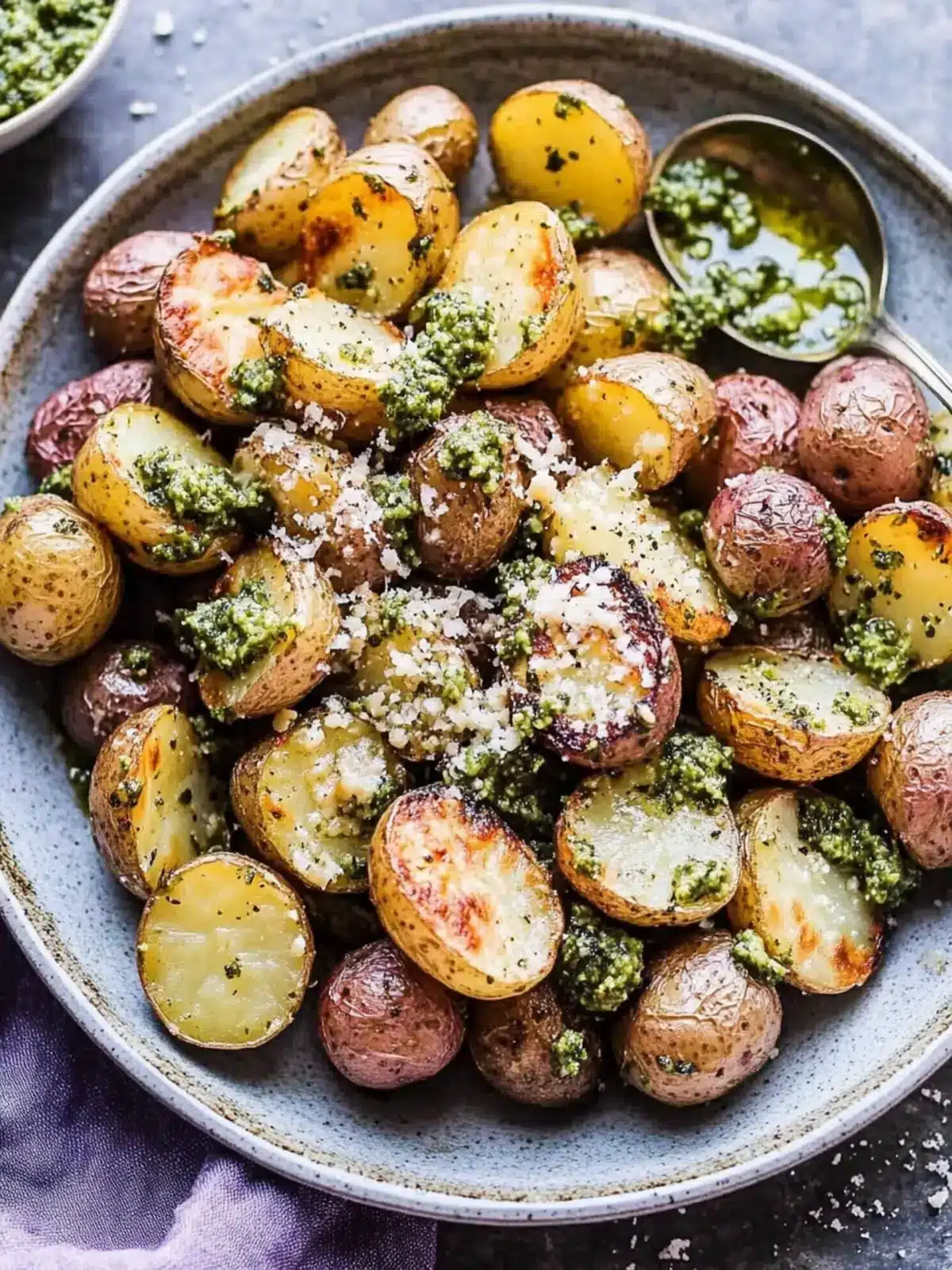 Savor the Flavor: Parmesan Pesto Roasted Potatoes Recipe 3 Parmesan Pesto Roasted Potatoes