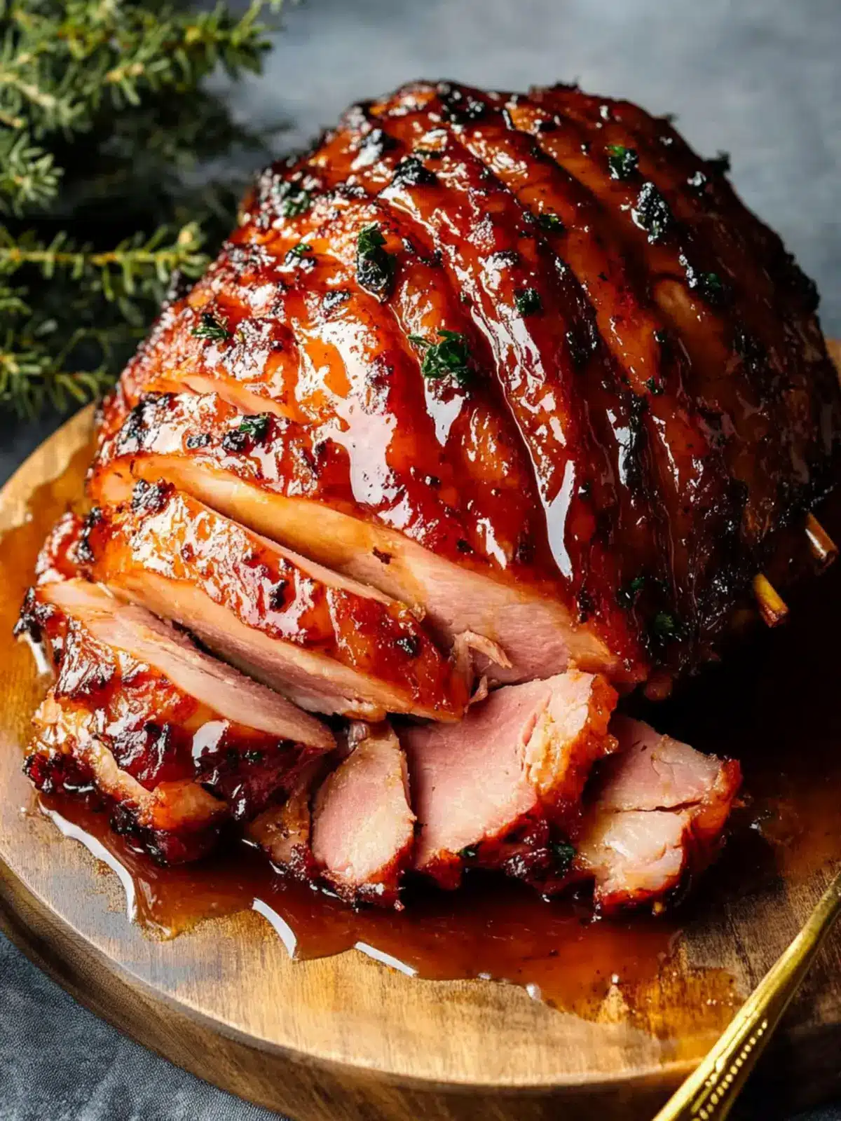 Brown Sugar Mustard Glazed Ham for Your Festive Table Delight 4 Brown Sugar Mustard Glazed Ham