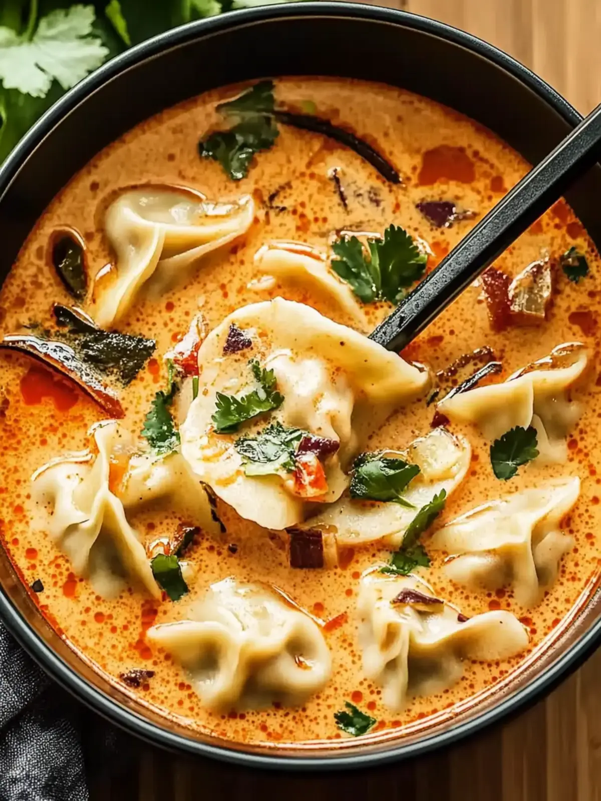 Cozy Up with This Thai Red Curry Dumpling Soup Recipe 3 Thai Red Curry Dumpling Soup