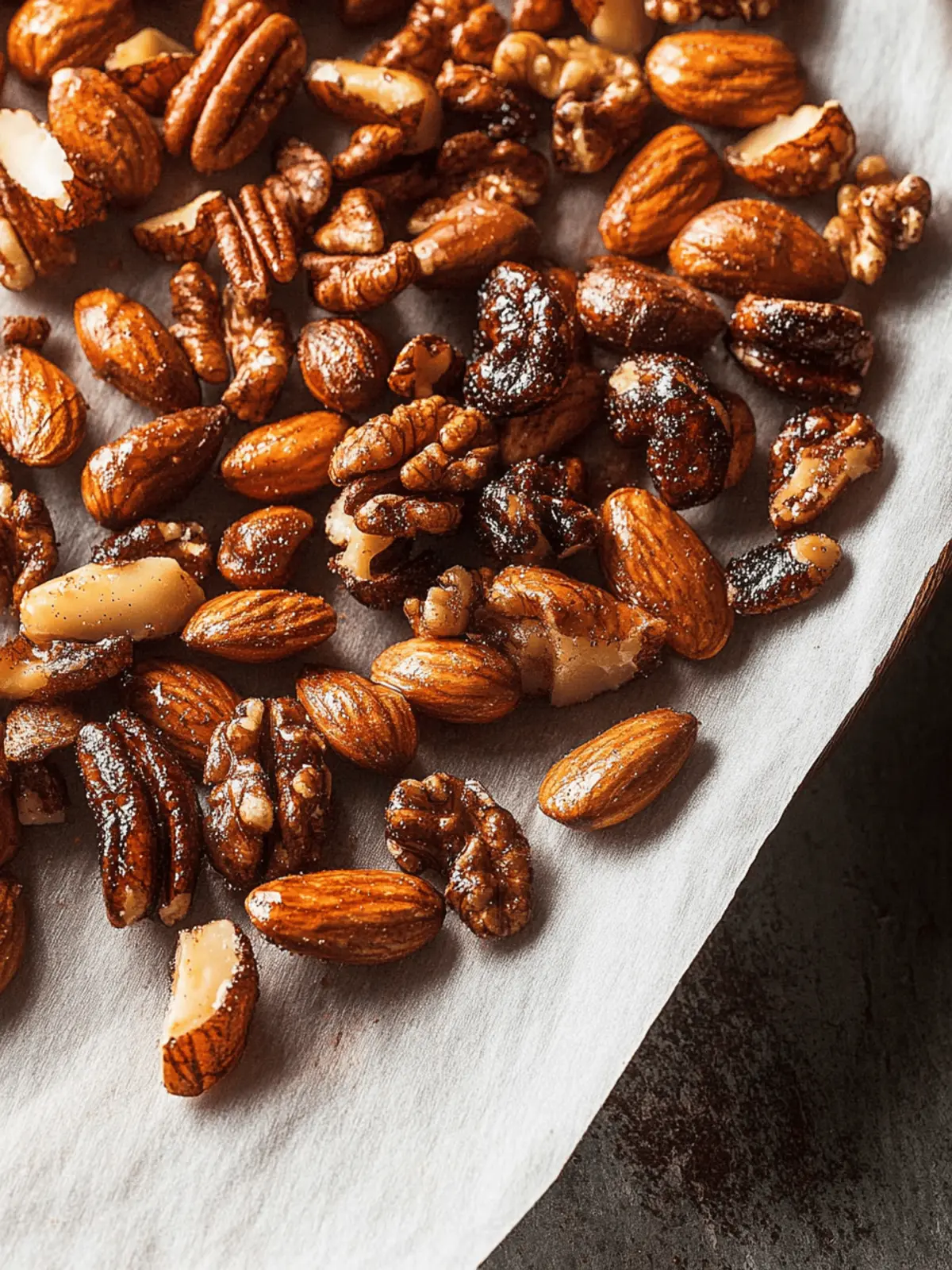 Delicious Maple Spiced Nuts for Effortless Holiday Snacking 2 Maple Spiced Nuts